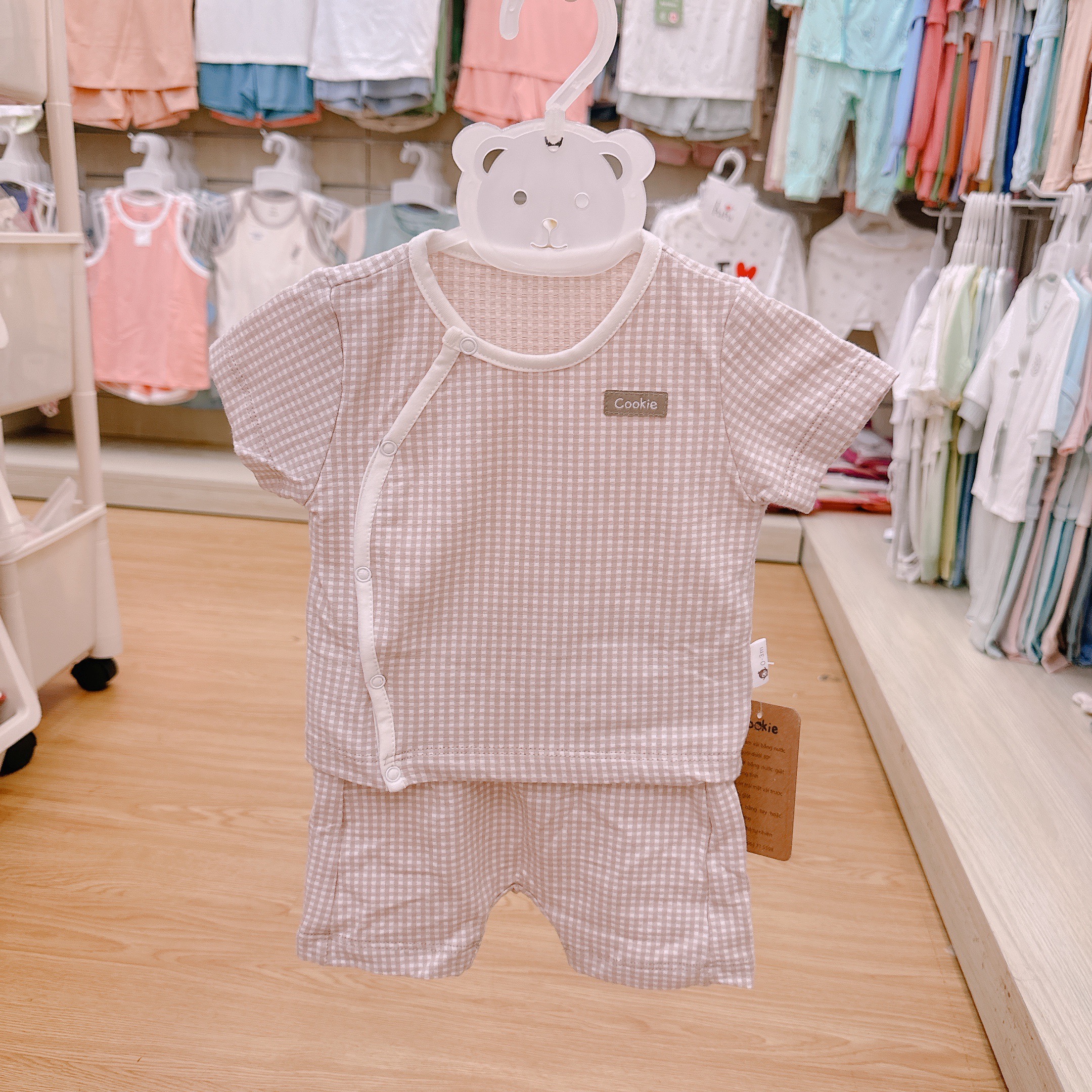 Bộ caro cộc tay cài chéo COOKIE_thumbnail_1