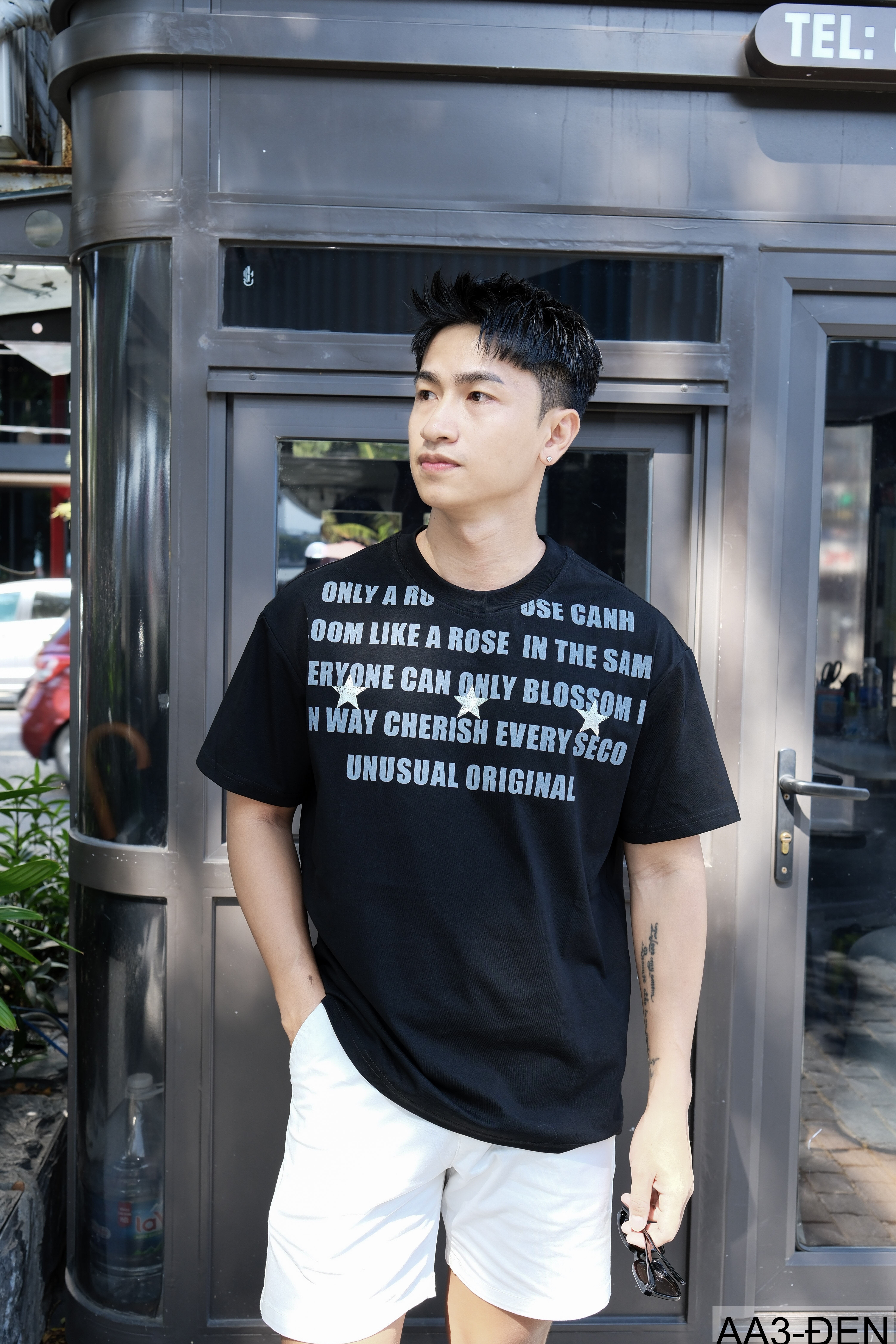 AA3 - Áo thun unisex cổ tròn tay ngắn in chữ retro phong cách streetwear_thumbnail_8