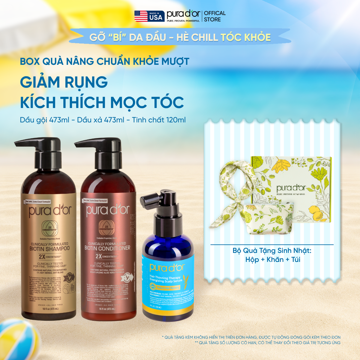 [Box Nâng Chuẩn Dày Mượt] Bộ sản phẩm 3 bước chăm sóc tóc chuyên sâu X2 Biotin giúp giảm gãy rụng, hỗ trợ mọc tóc 473ml
