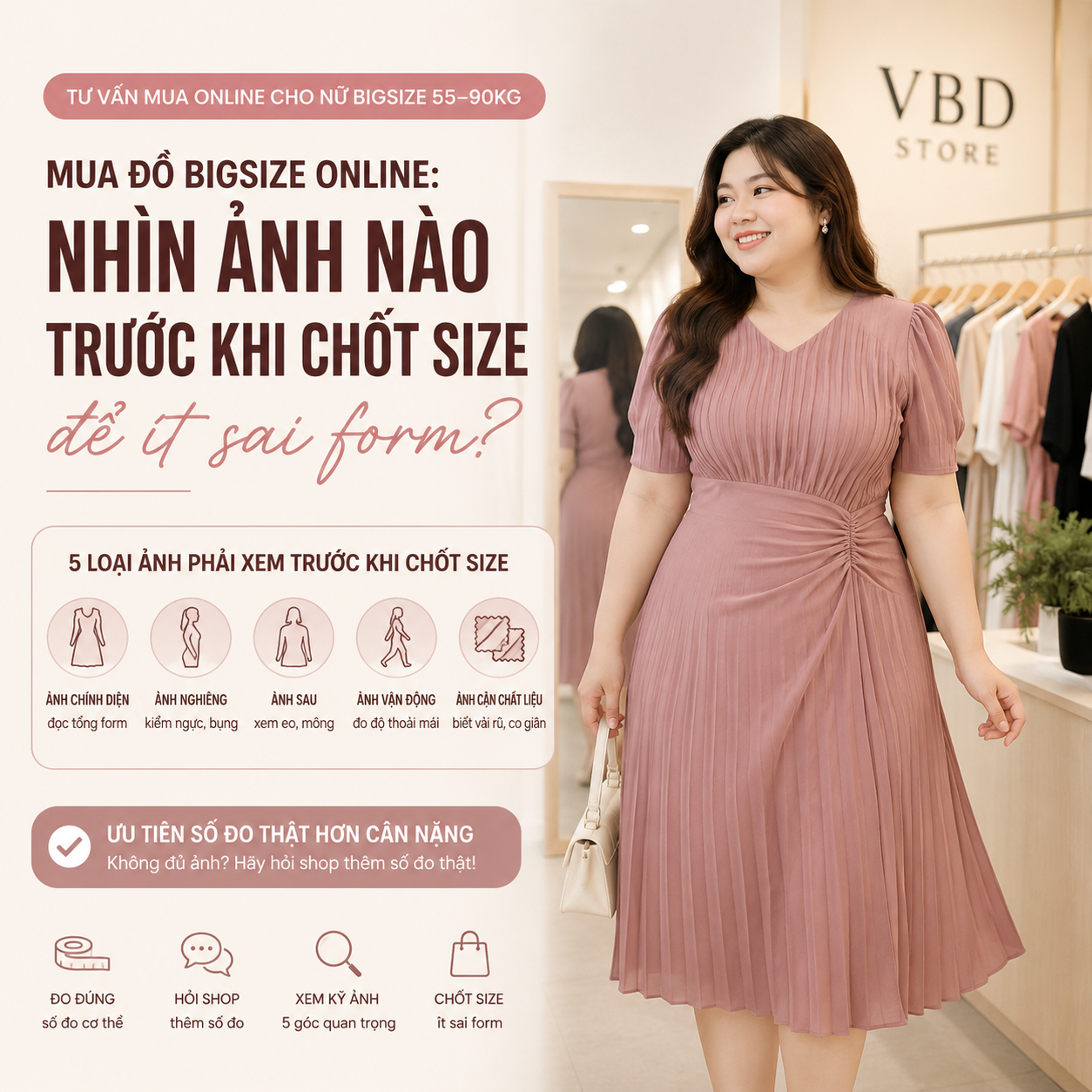 Mua Đồ Bigsize Online: Nhìn Ảnh Nào Trước Khi Chốt Size Để Ít Sai Form?