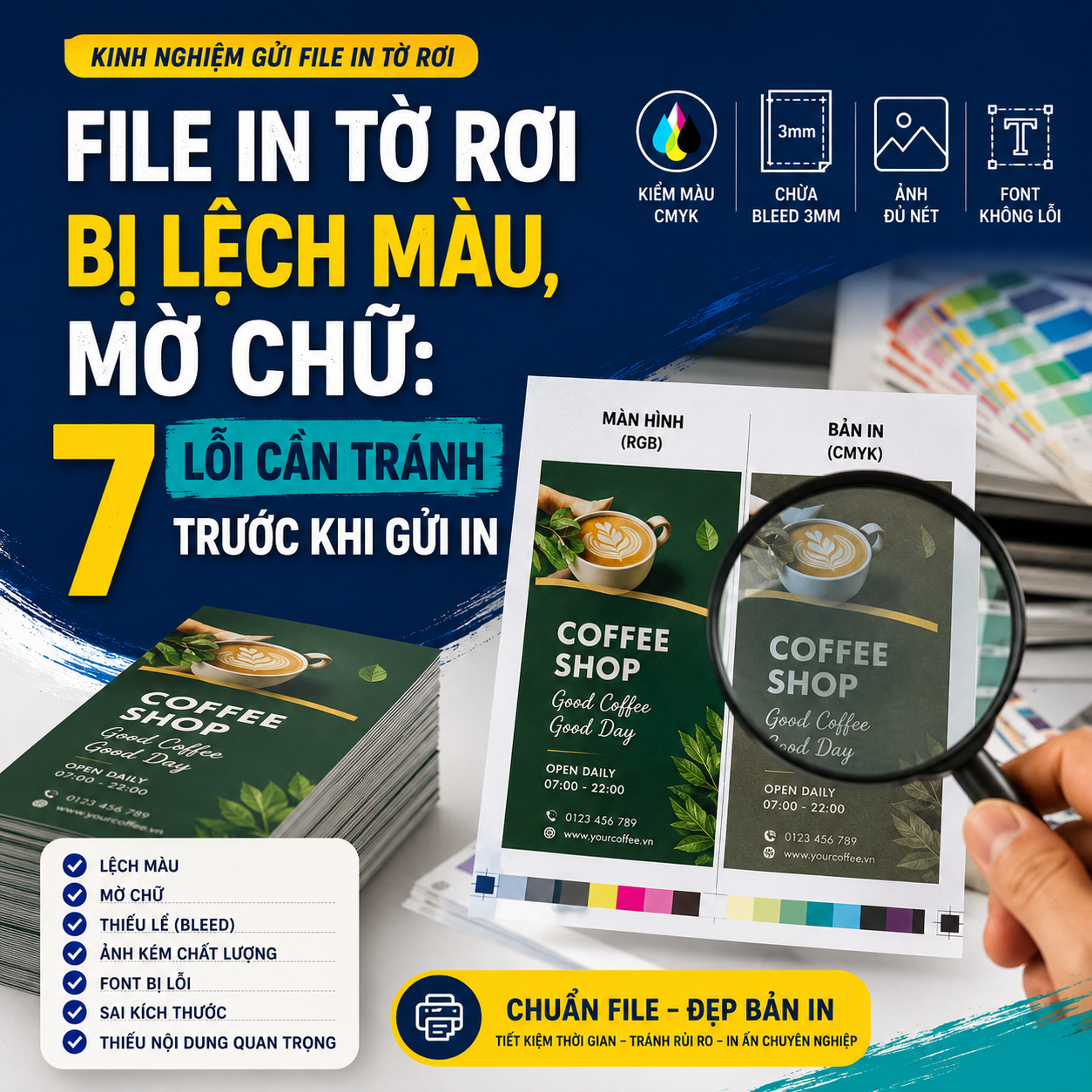 File In Tờ Rơi Bị Lỗi: 7 Điều Cần Kiểm Tra
