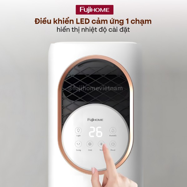 Quạt Làm Mát, Sưởi Ấm và Tạo ẩm 4 mùa Fujihome AC01_thumbnail_2