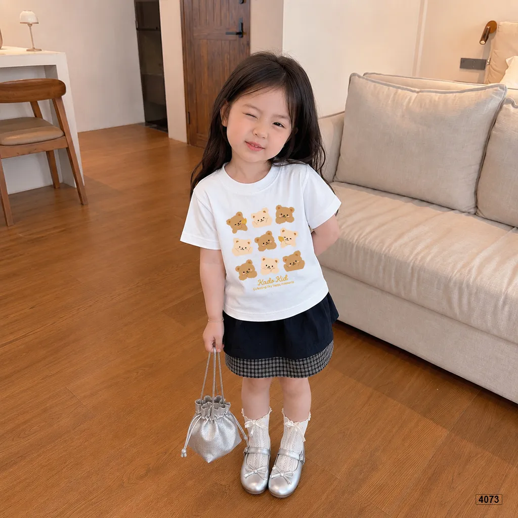 Áo thun bé trai bé gái Gấu Teddy xinh yêu Kado 4073_thumbnail_4