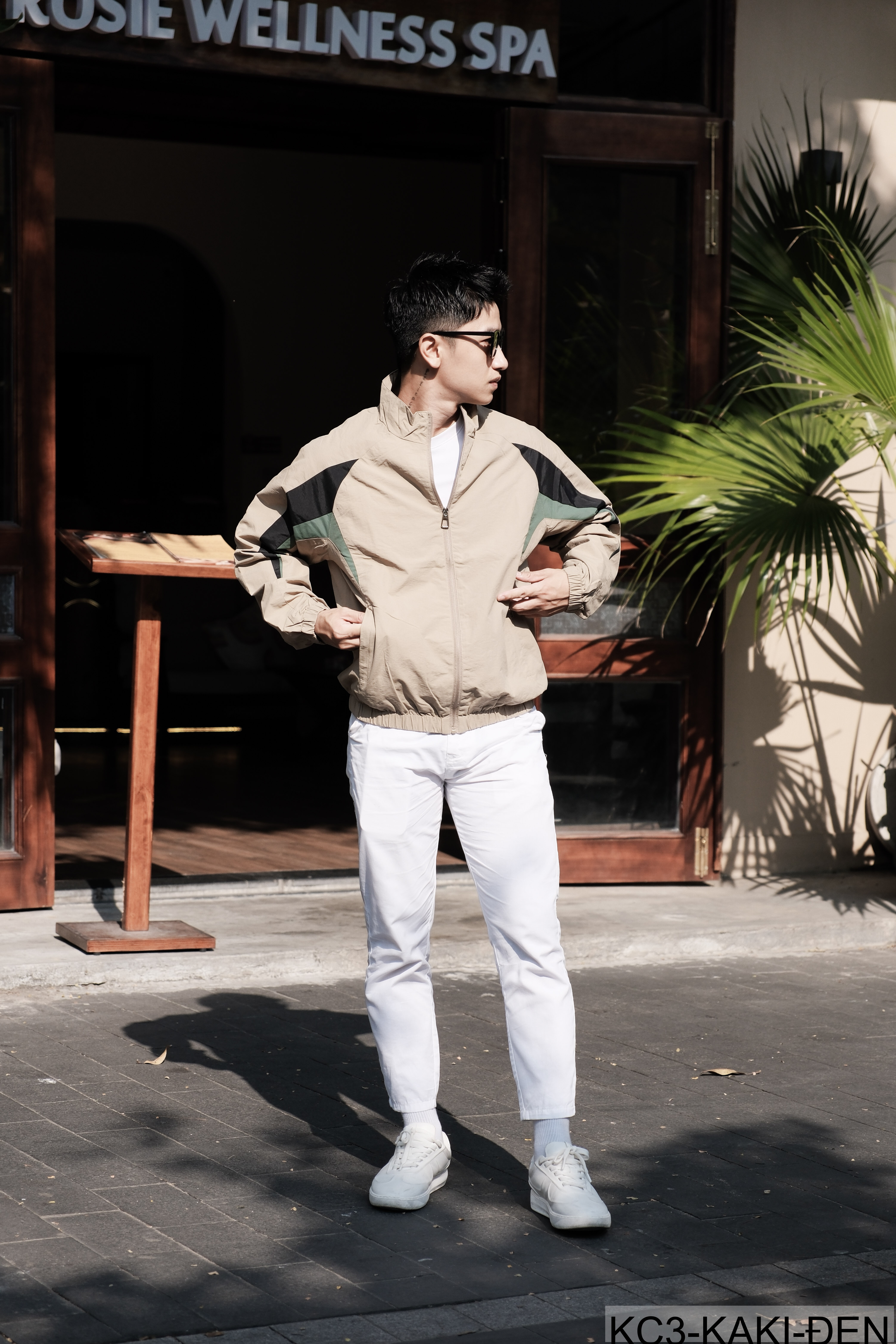 KC3 - Áo khoác nam cổ đứng phối màu năng động, chất polyester thoáng mát, form regular phù hợp xuân thu_thumbnail_25