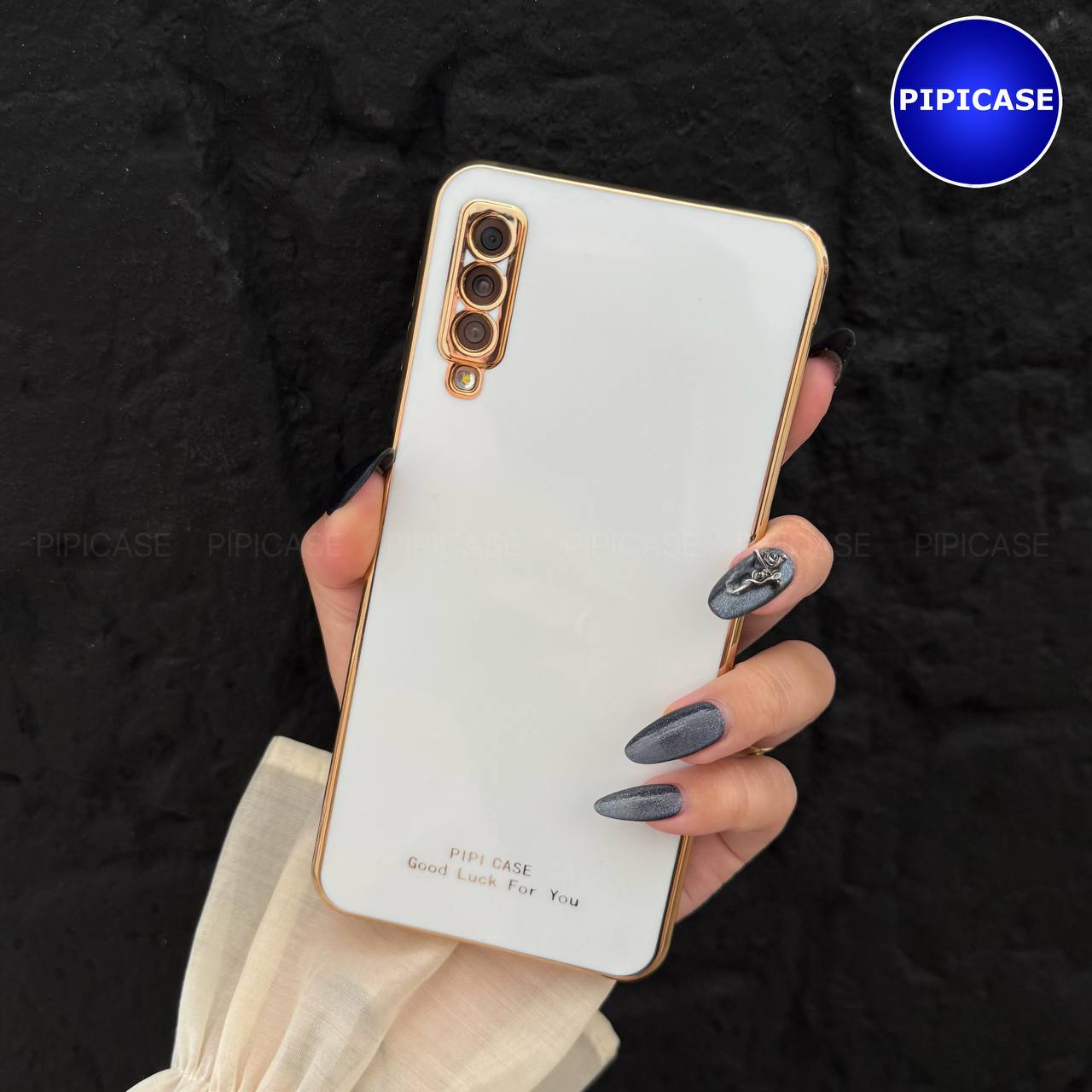 Ốp Lưng Samsung A7 2018 - Royal - Trắng