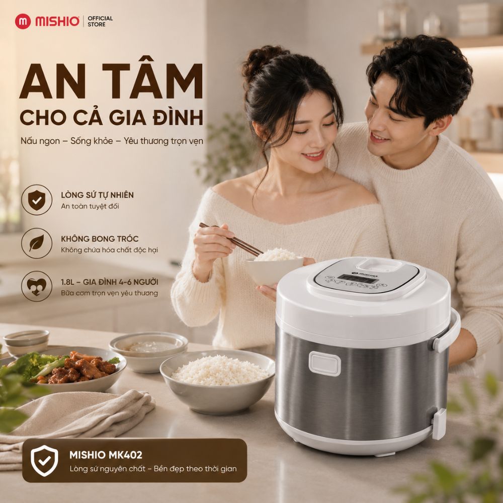 Nồi Cơm Điện Lòng Sứ Dung Tích 1.8 LÍT MISHIO MK402_thumbnail_13