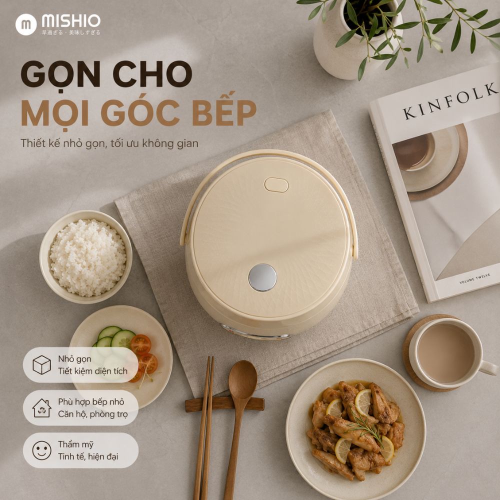 Nồi cơm điện 1.2L Mishio MK387_thumbnail_3