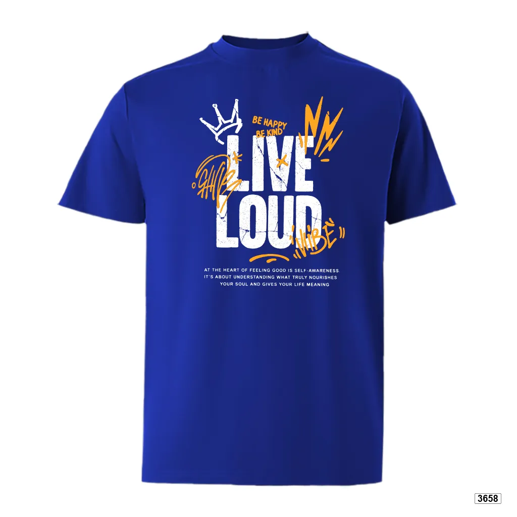 Áo thun form rộng chất thoáng mát Live Loud TeePrint 3658_thumbnail_12