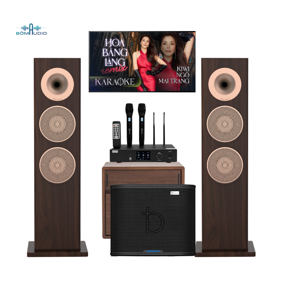 Combo Karaoke JD1 Amply Karaoke DBACOUSTIC LX H6 + Loa Full DBACOUSTIC LX SH28 + Loa Sub DBACOUSTIC LX S32SA G2_thumbnail_0