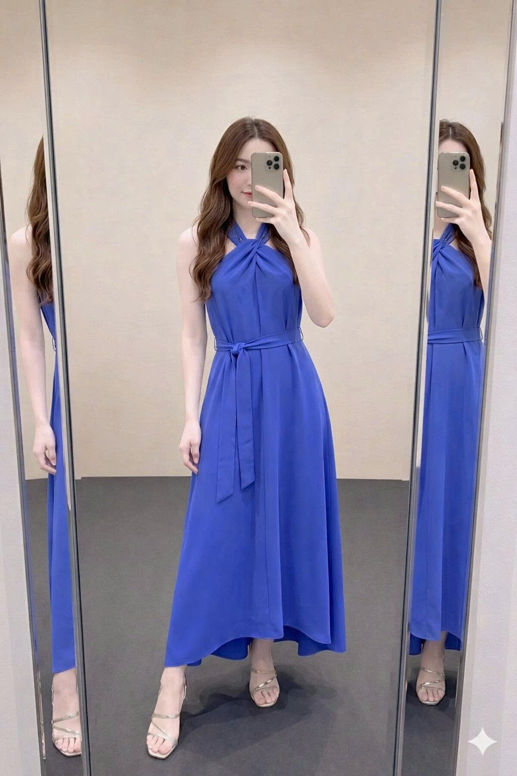 ĐẦM XANH KAREN MILLEN