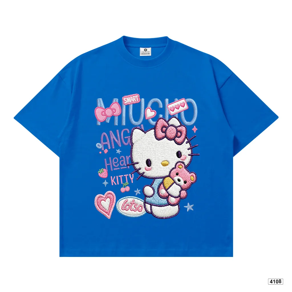 Áo thun nữ form boxy Mèo con đáng yêu Miucho 4108_thumbnail_17