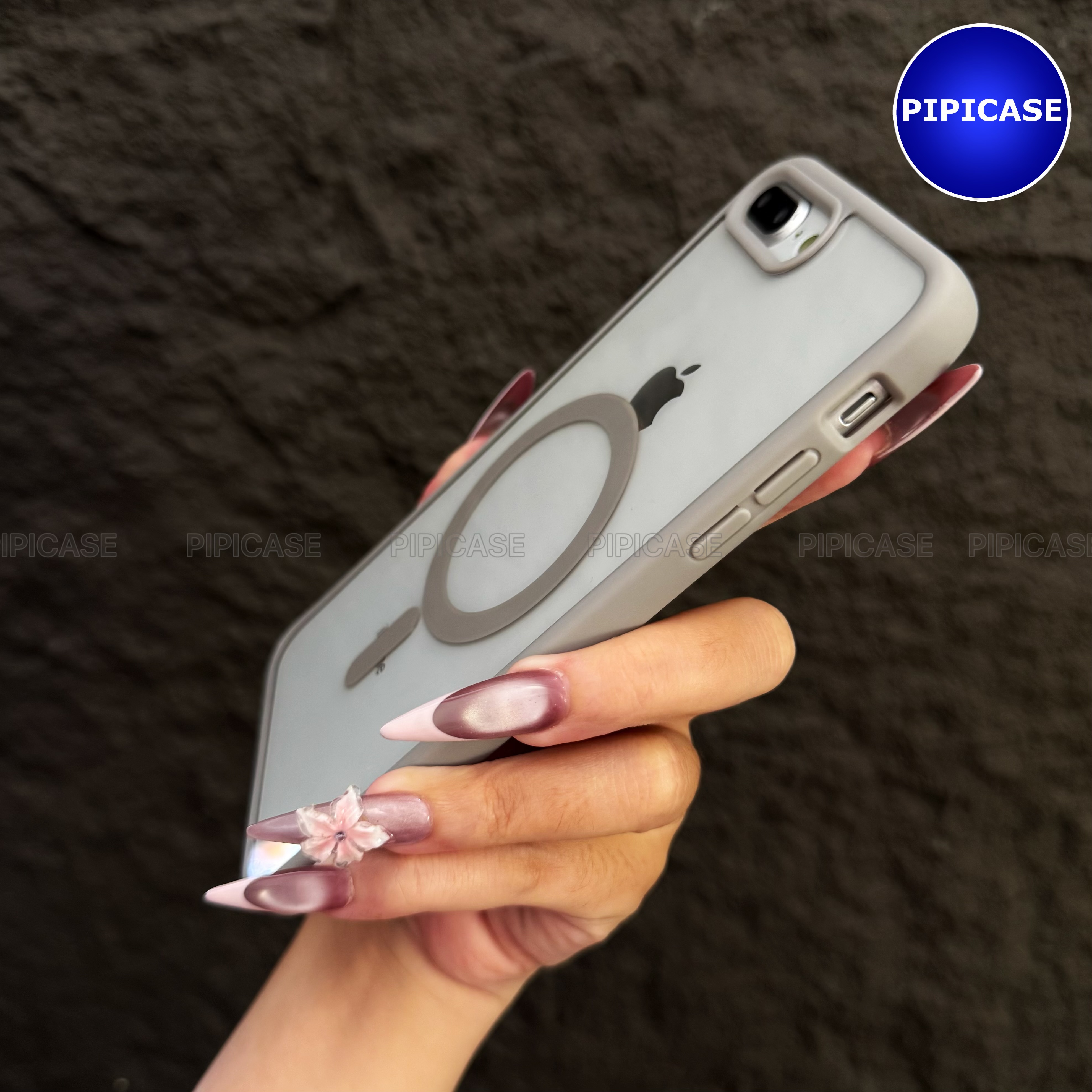 Ốp Lưng iPhone 7 Plus / 8 Plus - Chic - Xám_thumbnail_8
