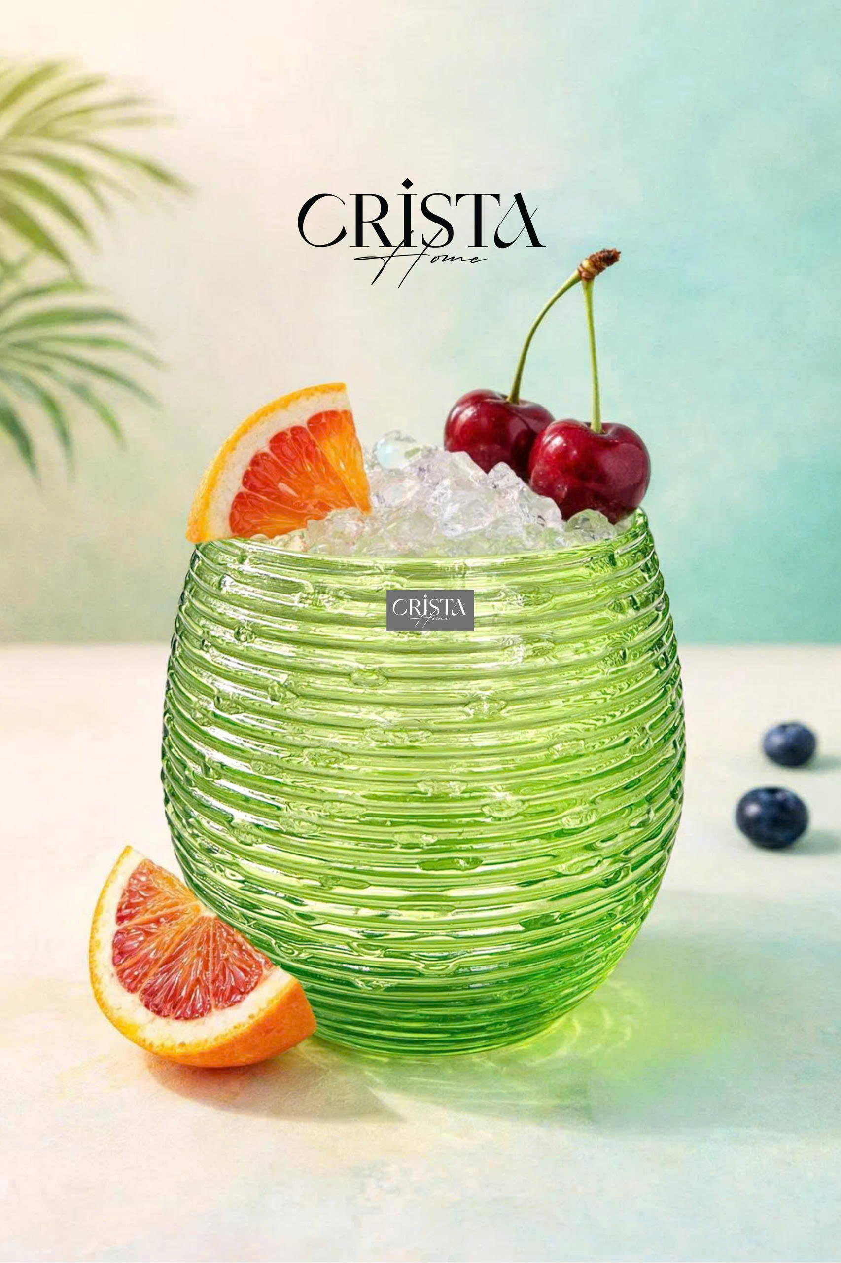 Set 6 cốc thủy tinh dáng bầu vân ngang 300ml Crista Home 60254_thumbnail_17
