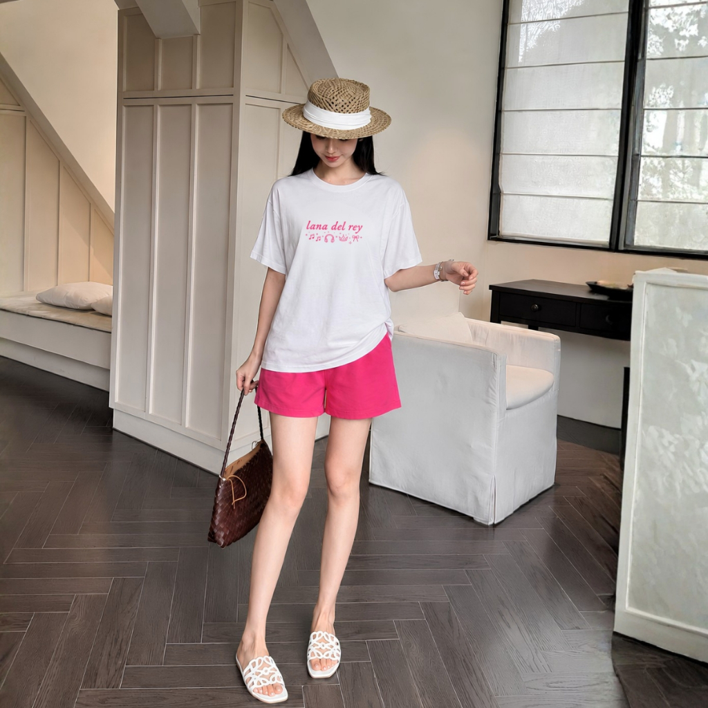 [Form Rộng] Set bộ thun nữ hình chữ "Lana del rey" - Loza BP691 BP691