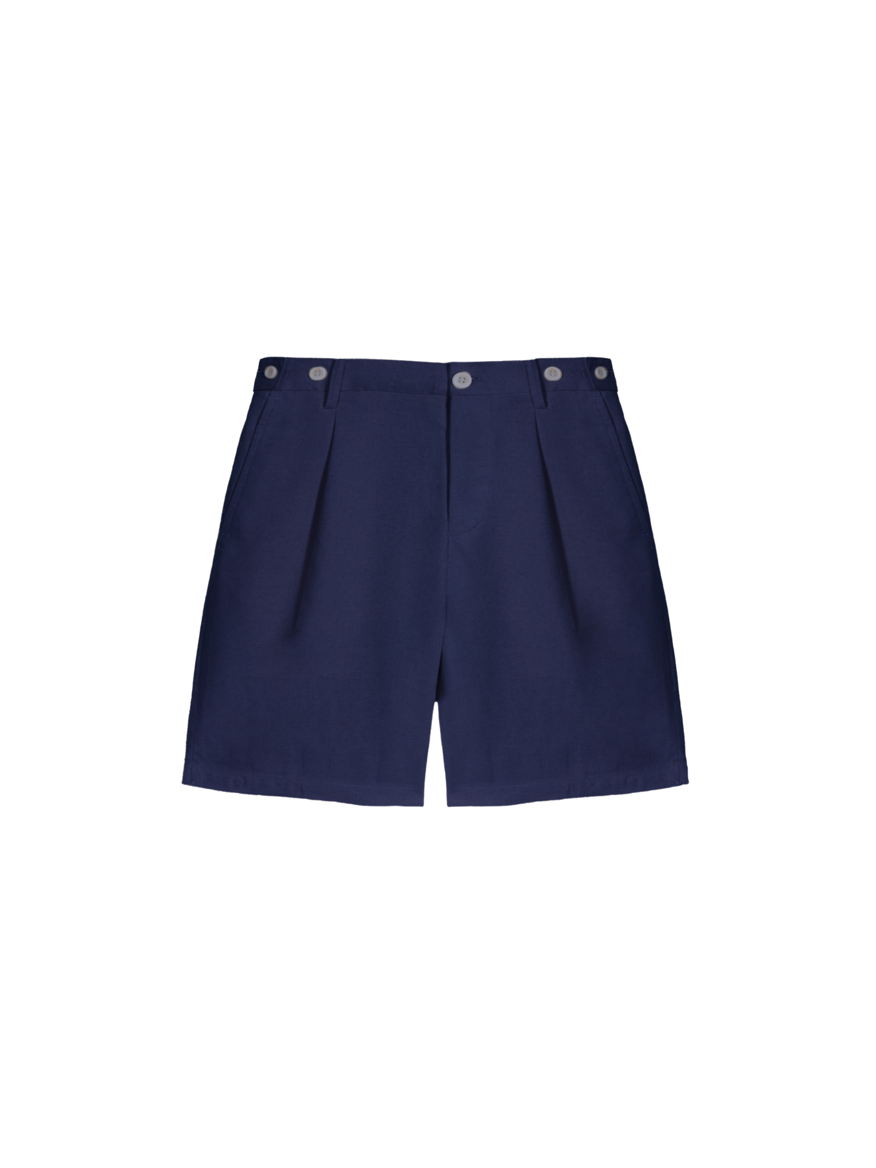 Quần Short Cạp Hybrid Rico Vải Linen Form Ngang Gối_thumbnail_4