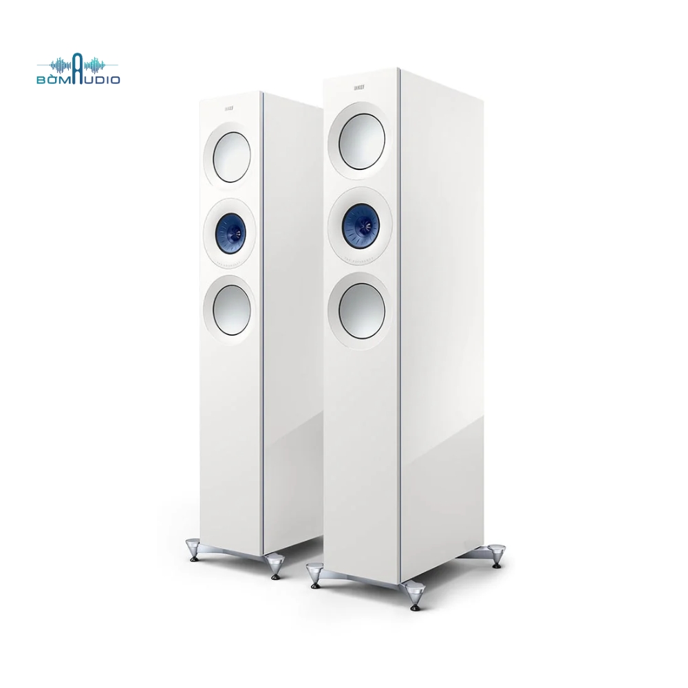 High-Gloss White/Blue