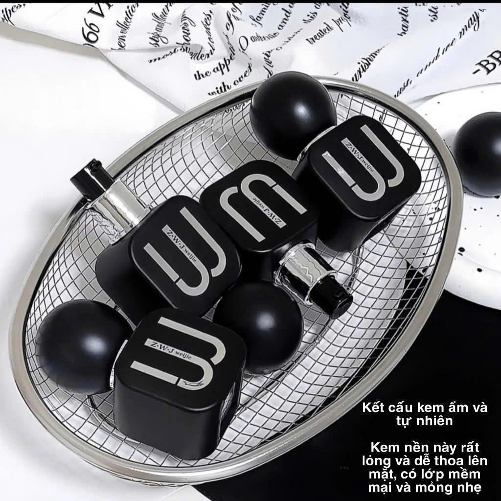 [Z.W.J WEIJIE] Kem nền lâu trôi Z.W.J Weijie Lightweight 30ml (chai đen)