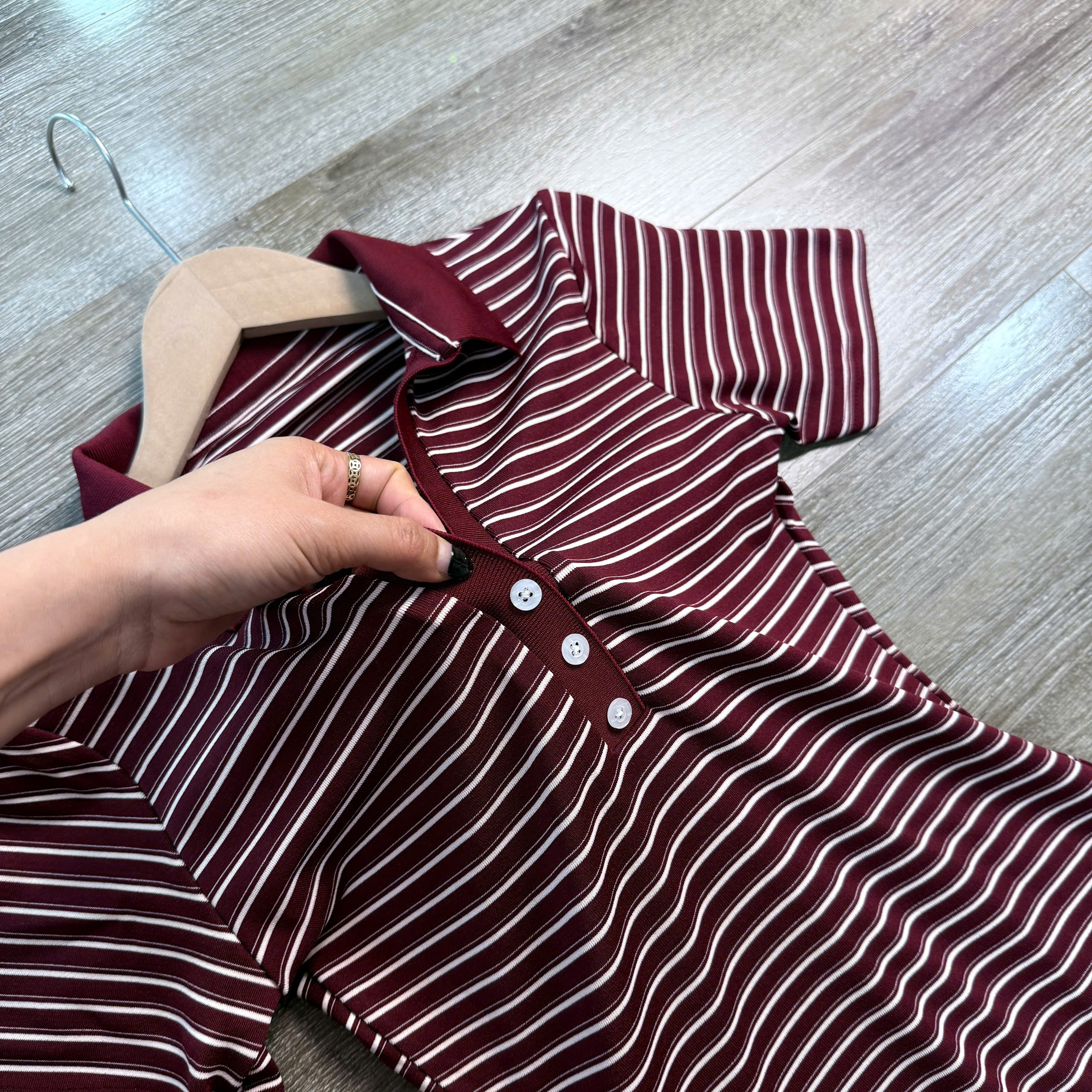 E760 ĐẦM POLO MIDI MẬN PHỐI KẺ_thumbnail_9