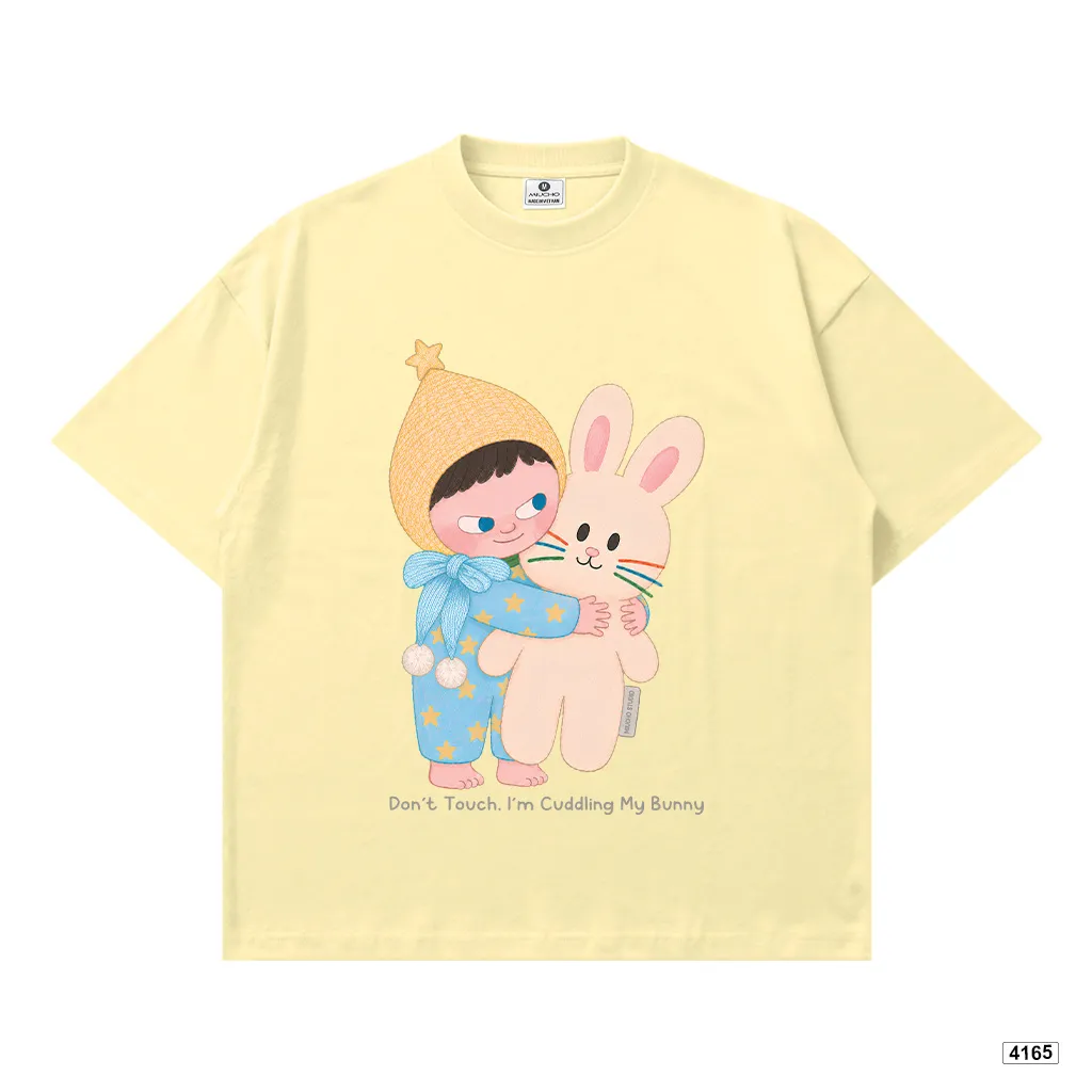 Áo thun nữ form boxy hoạt hình thỏ bông đáng yêu Miucho 4165_thumbnail_8
