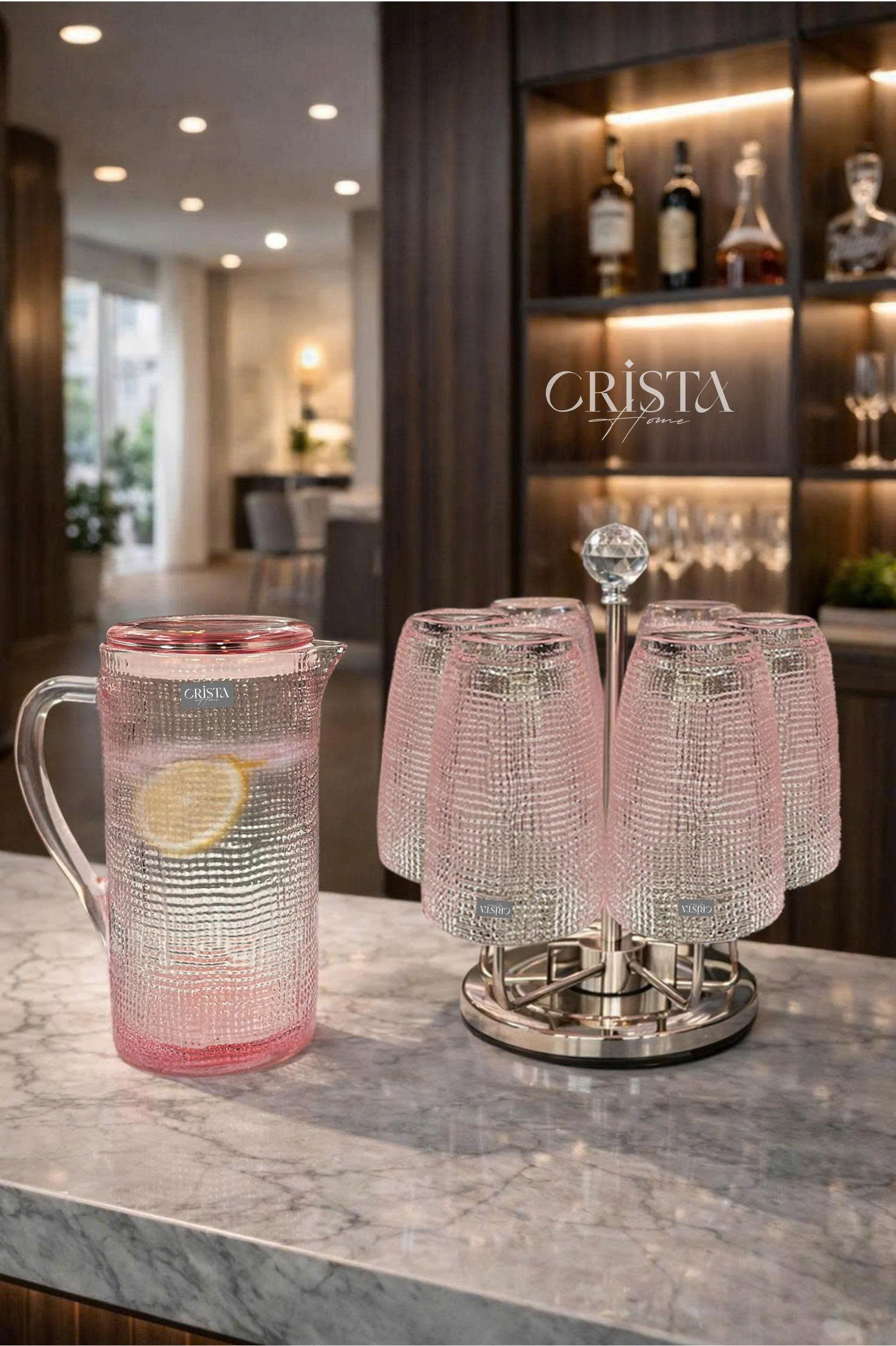 Bình thủy tinh CRISTA HOME vân lưới dập nổi 1000 ml_thumbnail_21