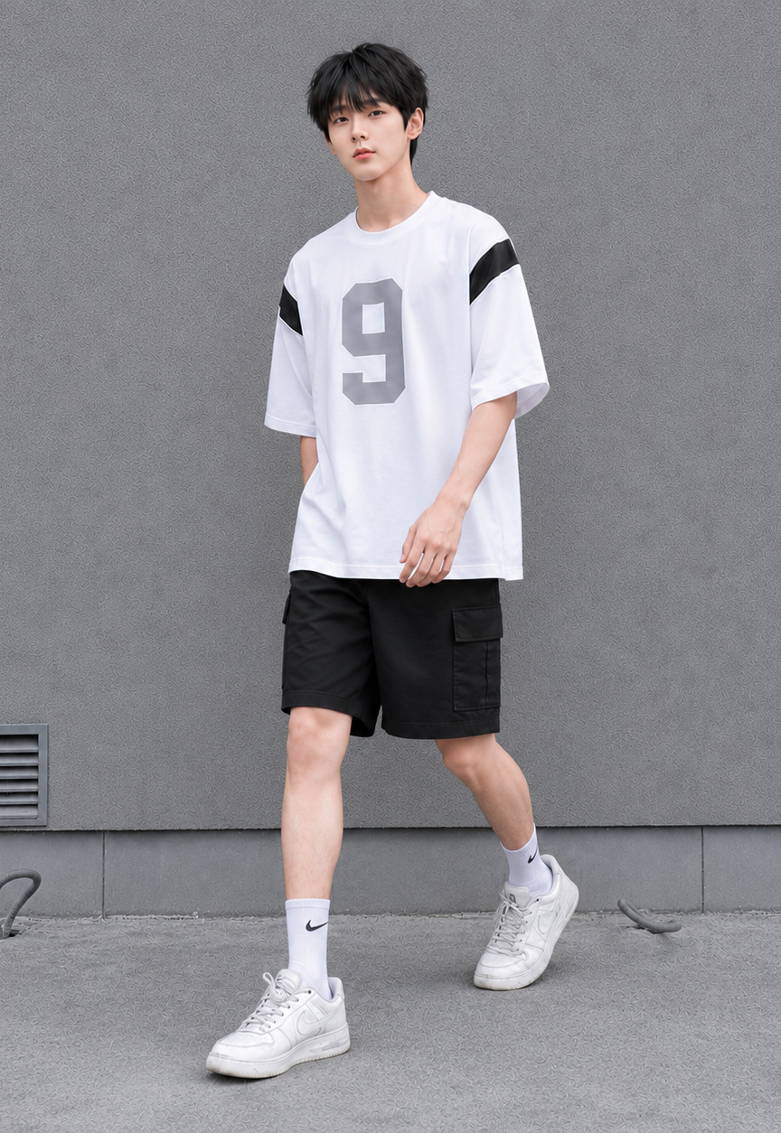 Quần short kaki bé trai màu đen túi hộp 2 bên_thumbnail_3