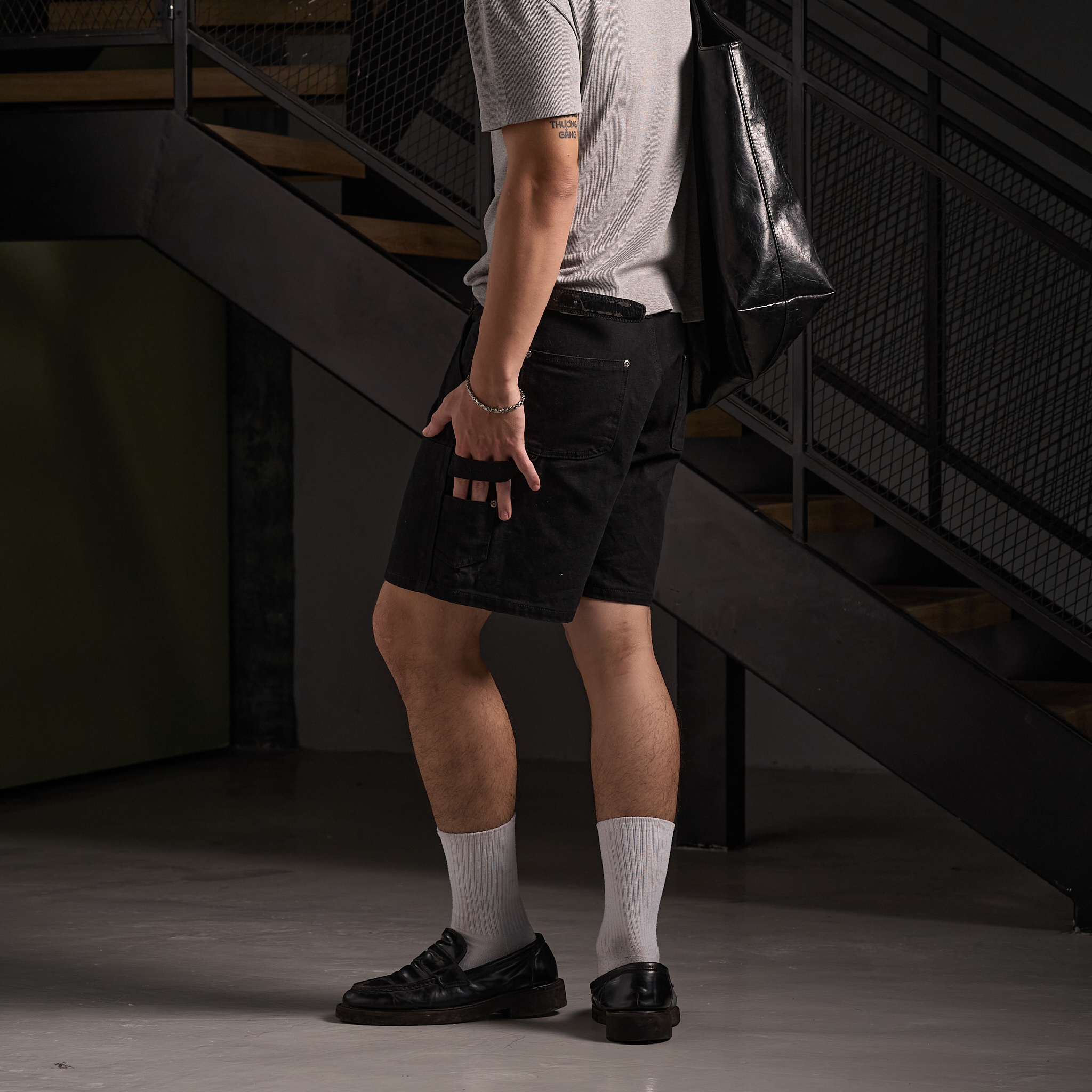 IMPERFECT - QUẦN SHORT DOUBLEKNEE VẢI CANVAS 420GSM DÀY DẶN, PHONG CÁCH ĐƯỜNG PHỐ NAM MENSWEAR_thumbnail_13
