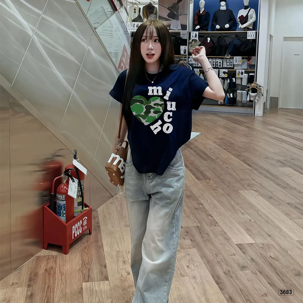 Áo thun unisex form boxy dày dặn Miucho 3683_thumbnail_6