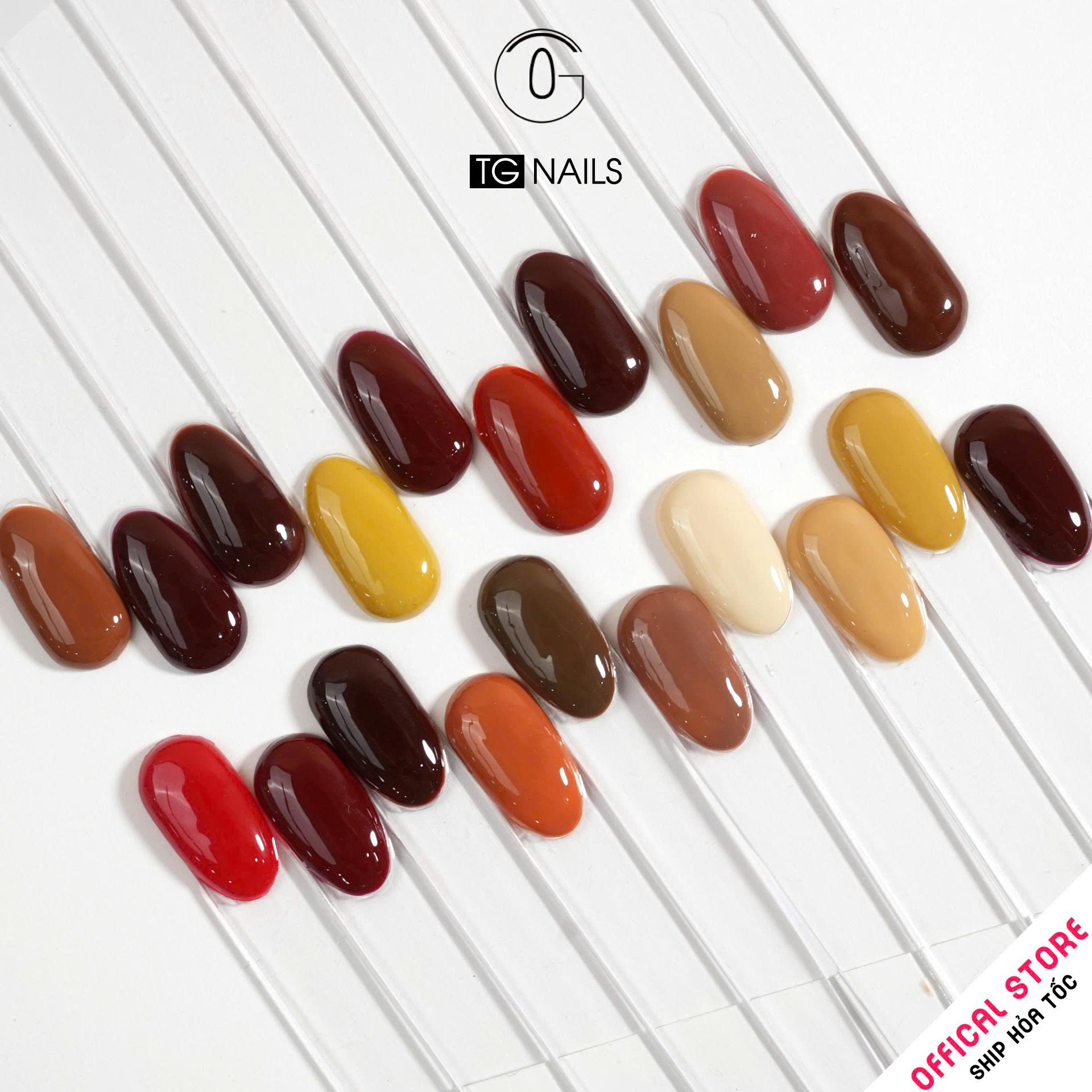ComBo 20 màu Nâu TG Nails kèm bảng màu_thumbnail_4