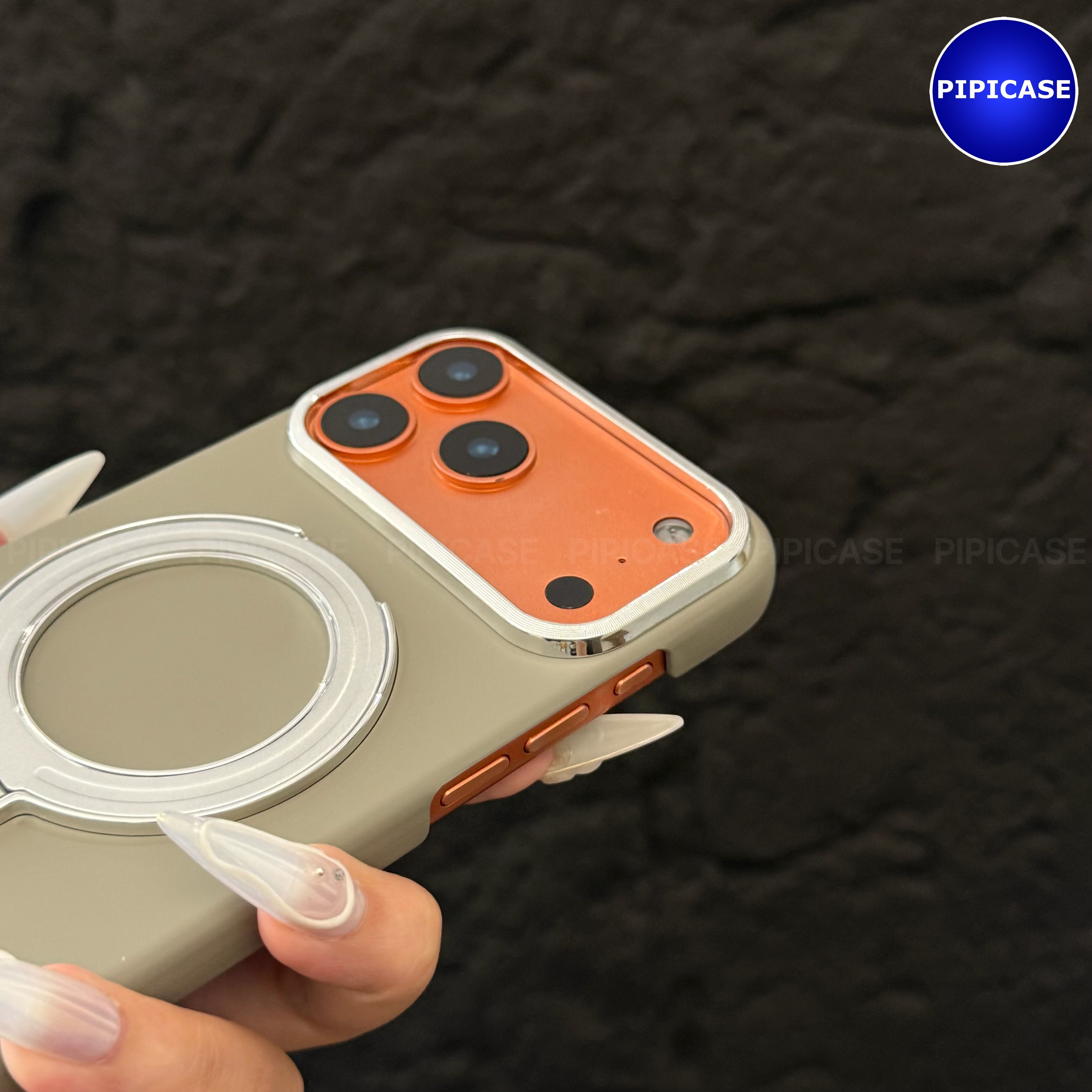 Ốp Lưng iPhone 17 Pro Max - Titan Force - Xám_thumbnail_5