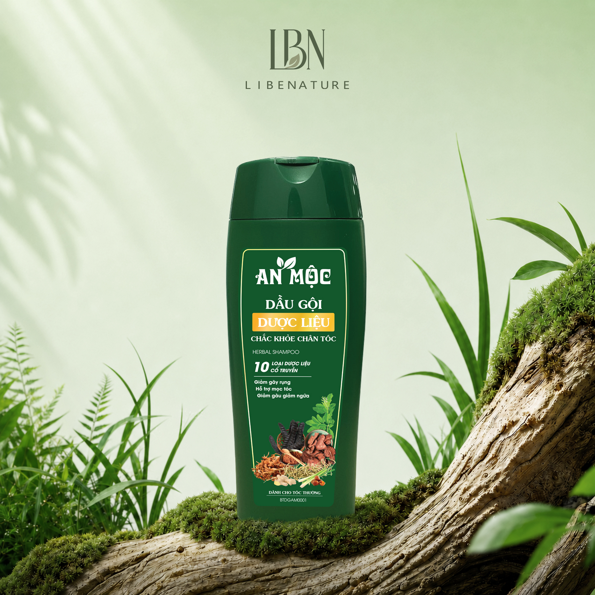 Combo Dầu gội An Mộc 200ml + Sữa tắm C’lin sữa dê ngọc trai 500ml