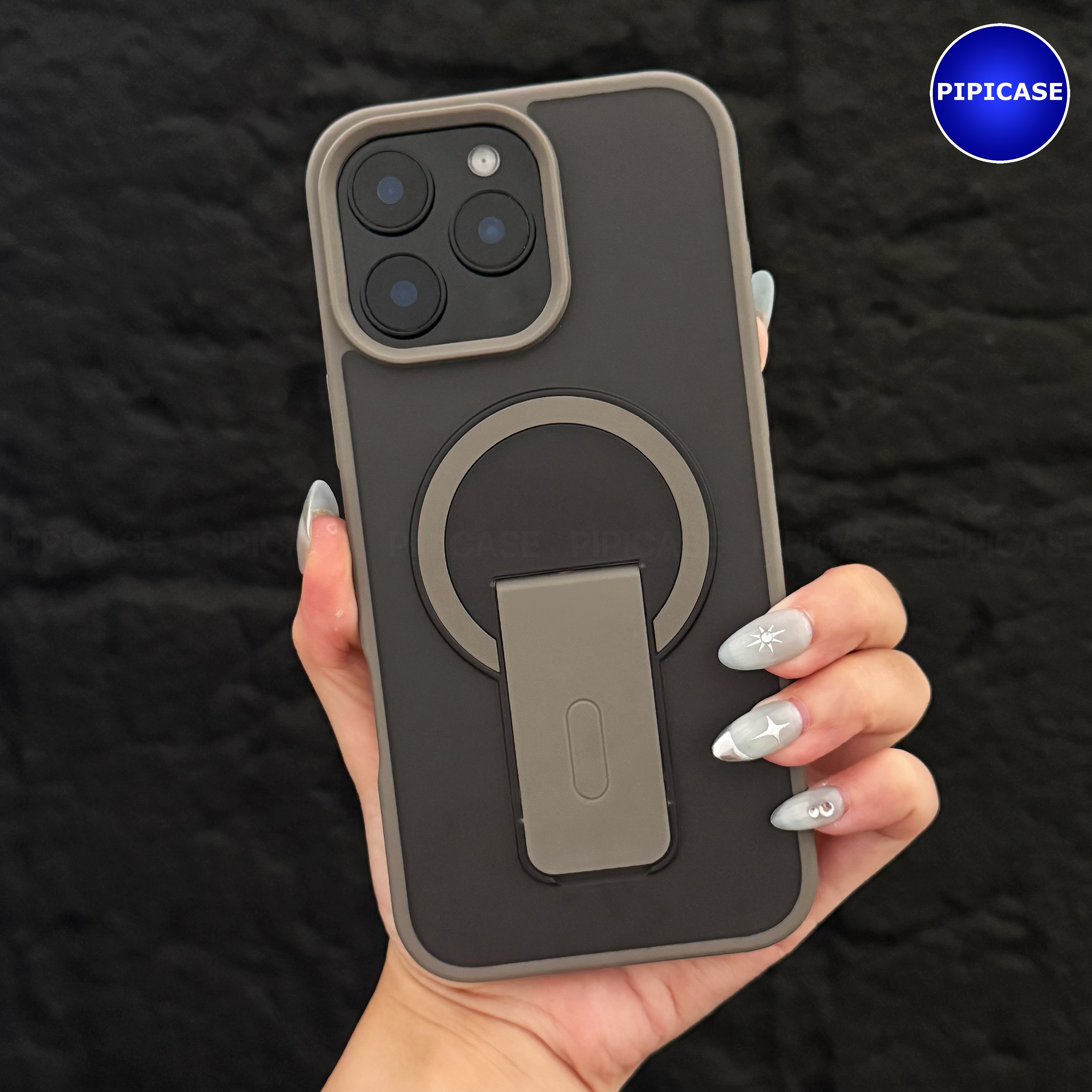 Ốp Lưng iPhone 16 Pro Max - Quin - Xám_thumbnail_18