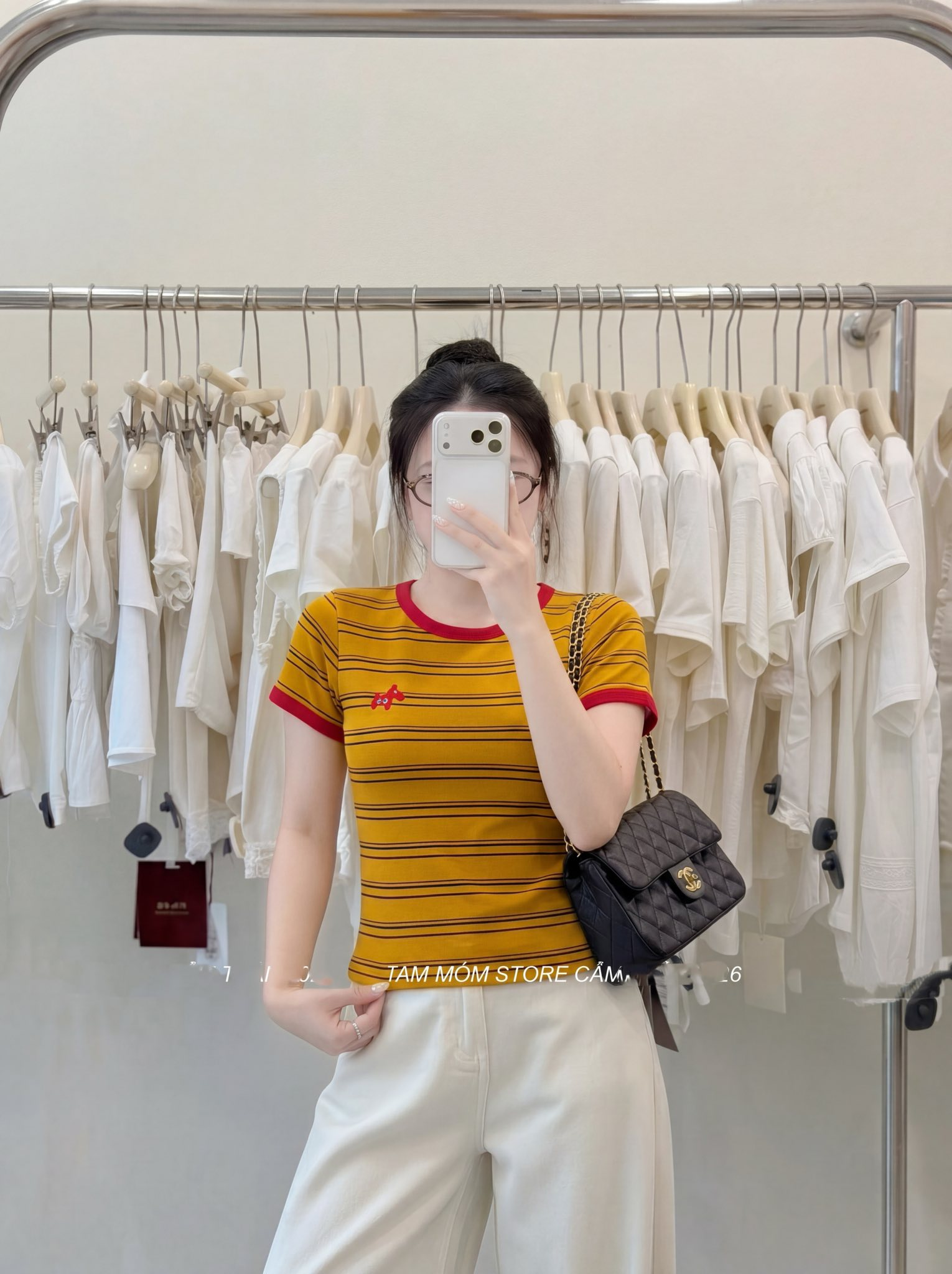 Áo Thun Nữ Oversize sọc thêu ngựa NT.2600025 (C) (9990)_thumbnail_3