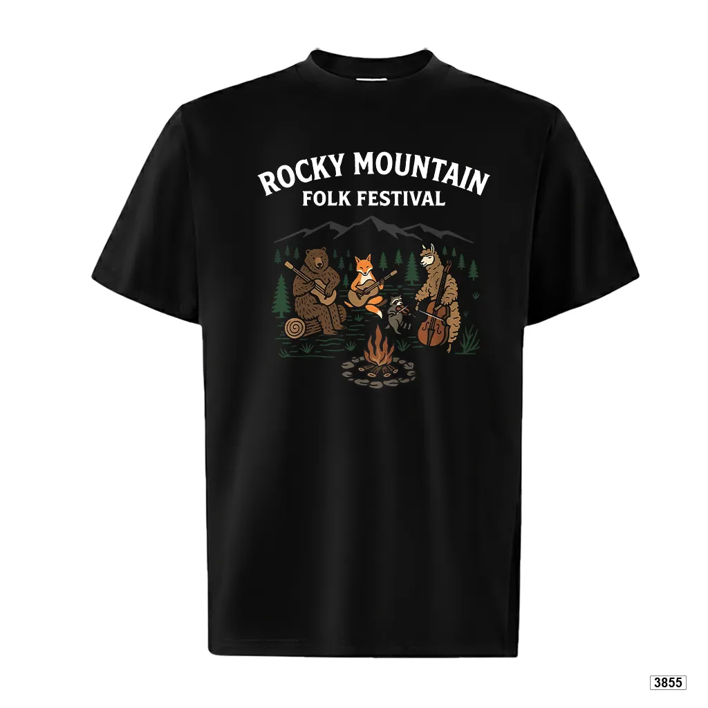 Áo thun nam form rộng streetwear Folk Festival TeePrint 3855_thumbnail_7