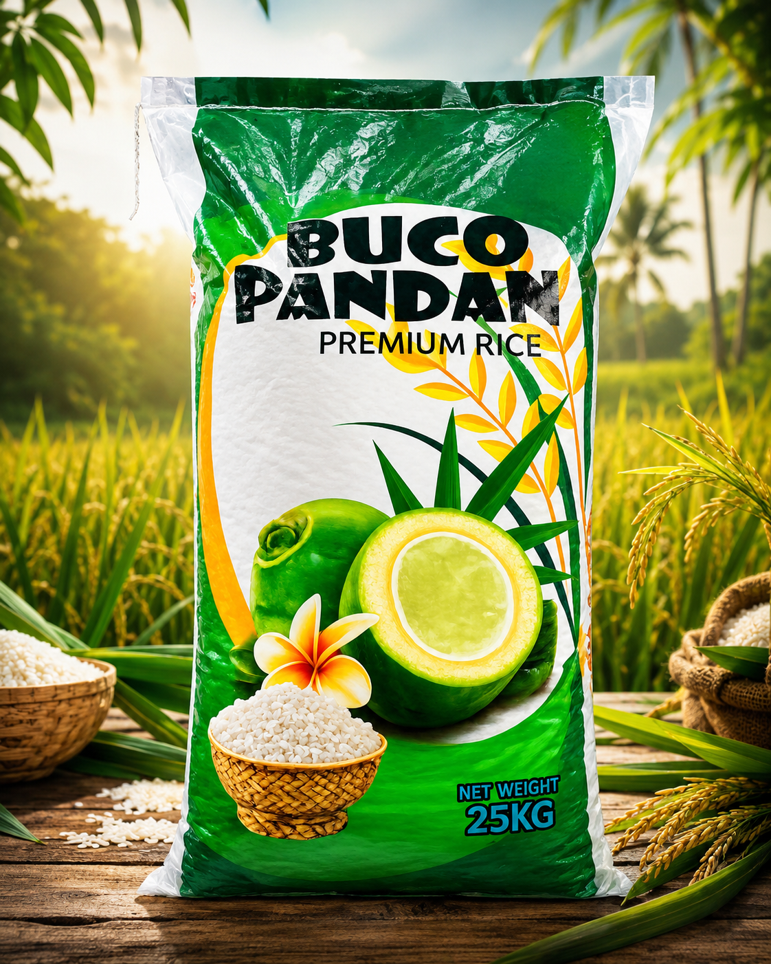 Buco Pandan Premium Rice 25KG