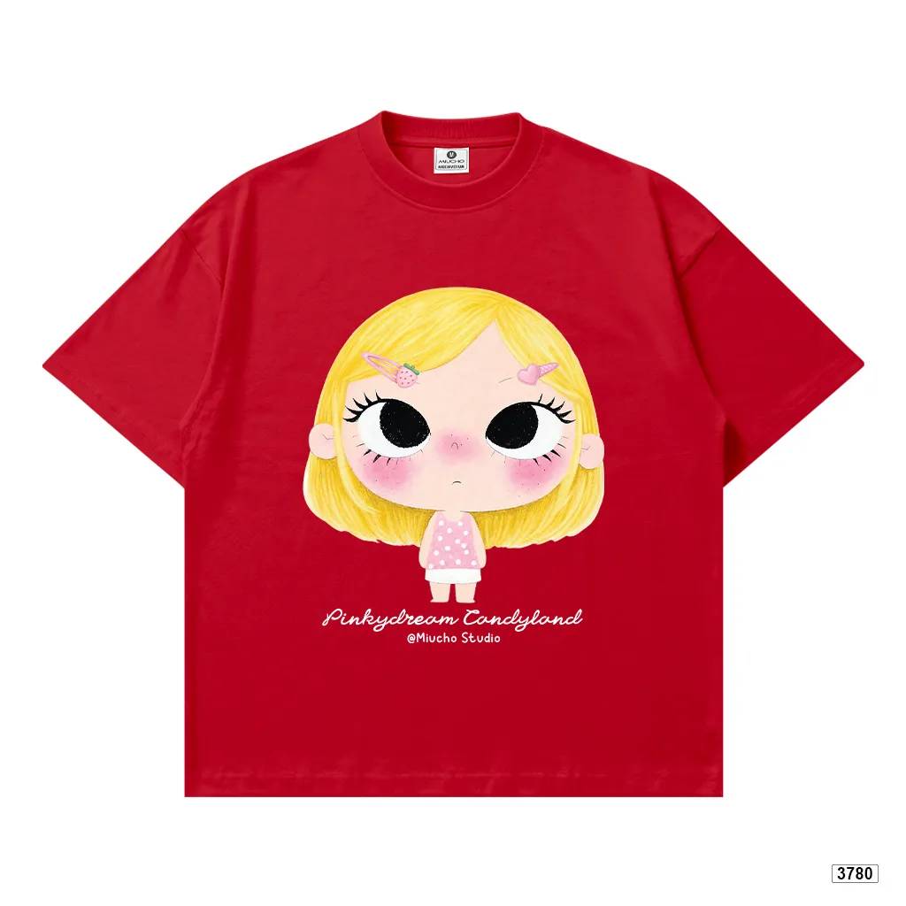 Áo thun nữ form boxy Kawaii Girl bé gái dễ thương style Hàn Quốc Miucho 3780_thumbnail_14