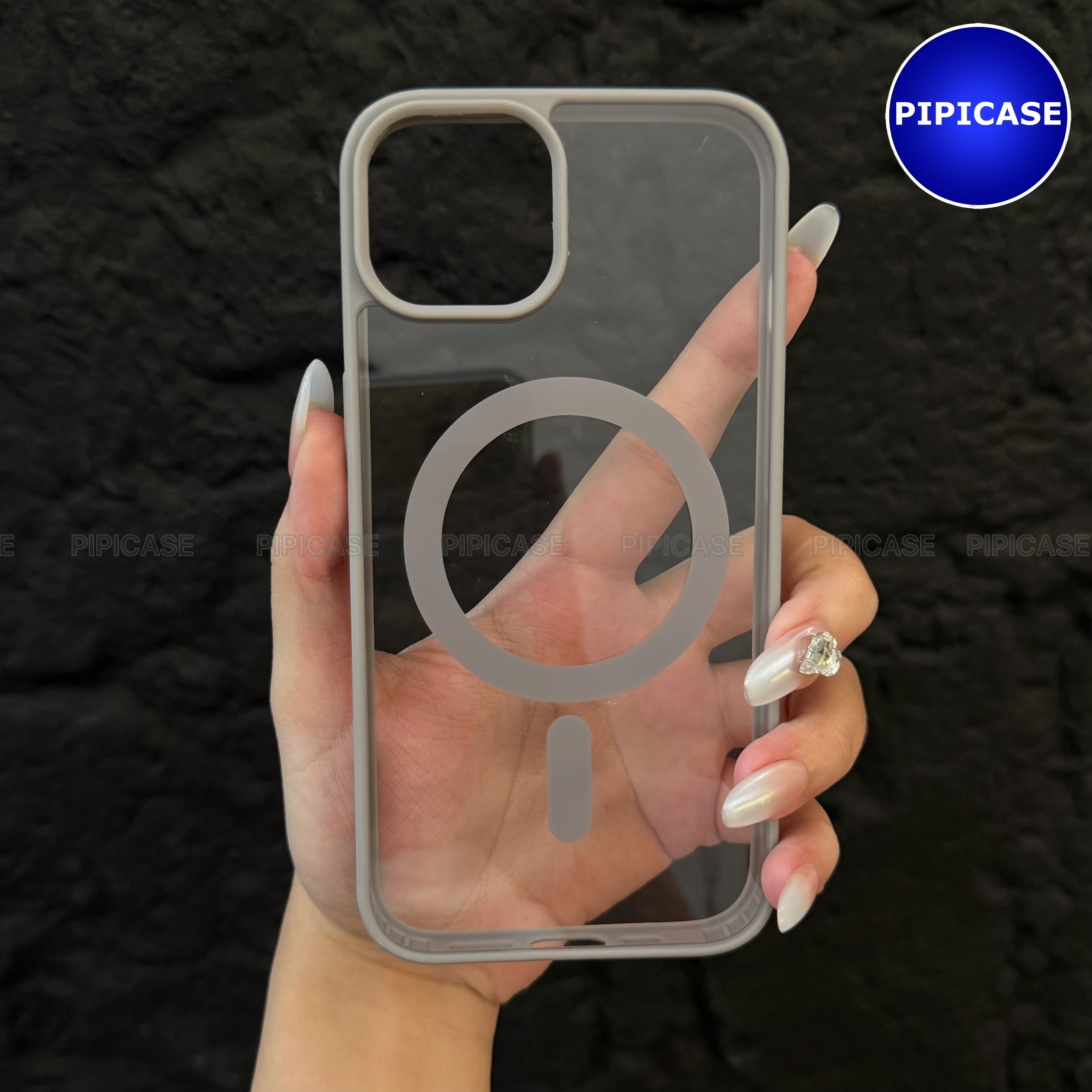 Ốp Lưng iPhone 15 - Chic - Xám_thumbnail_1