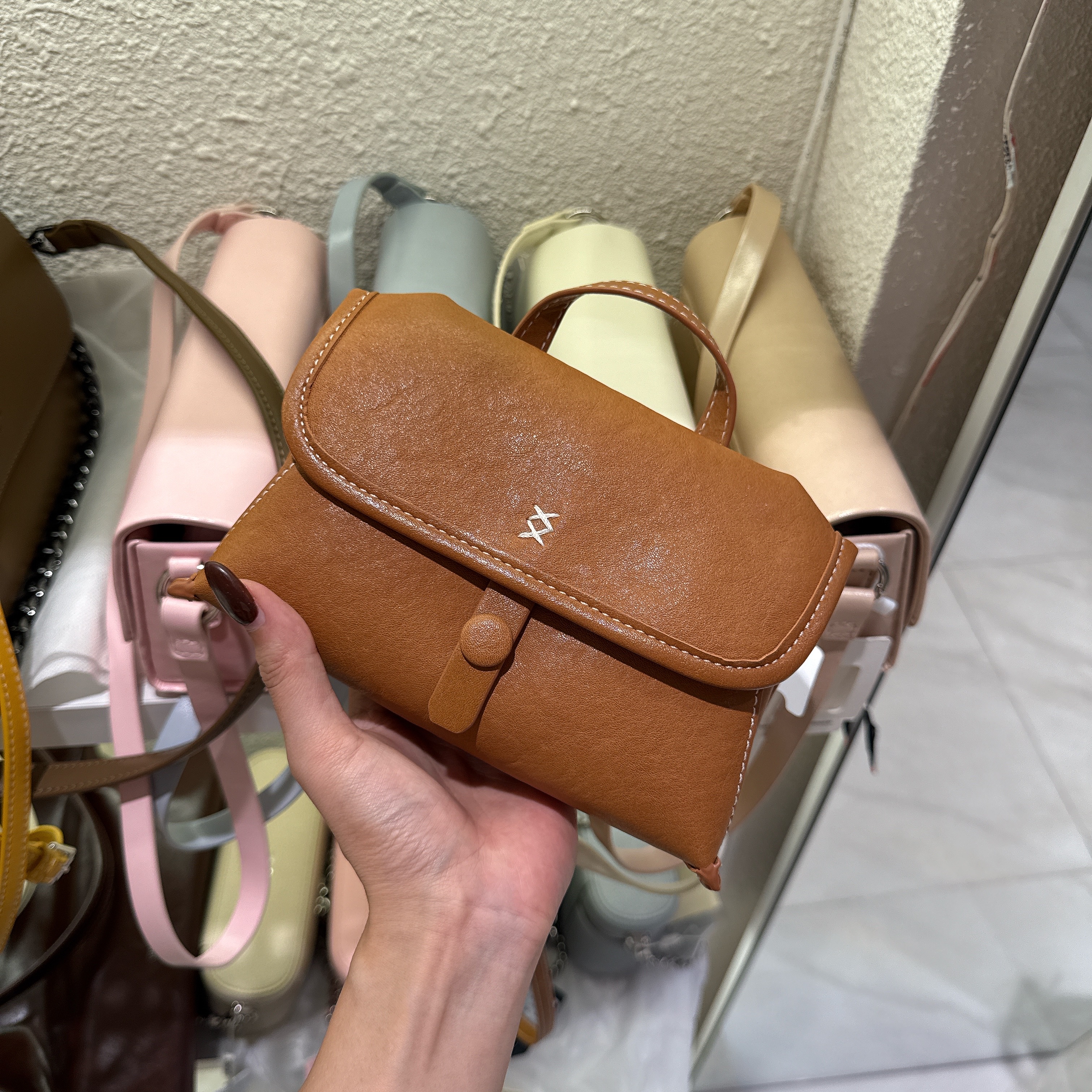 Túi RANE DONA da trơn nắp gập 6205 (83581)_thumbnail_4