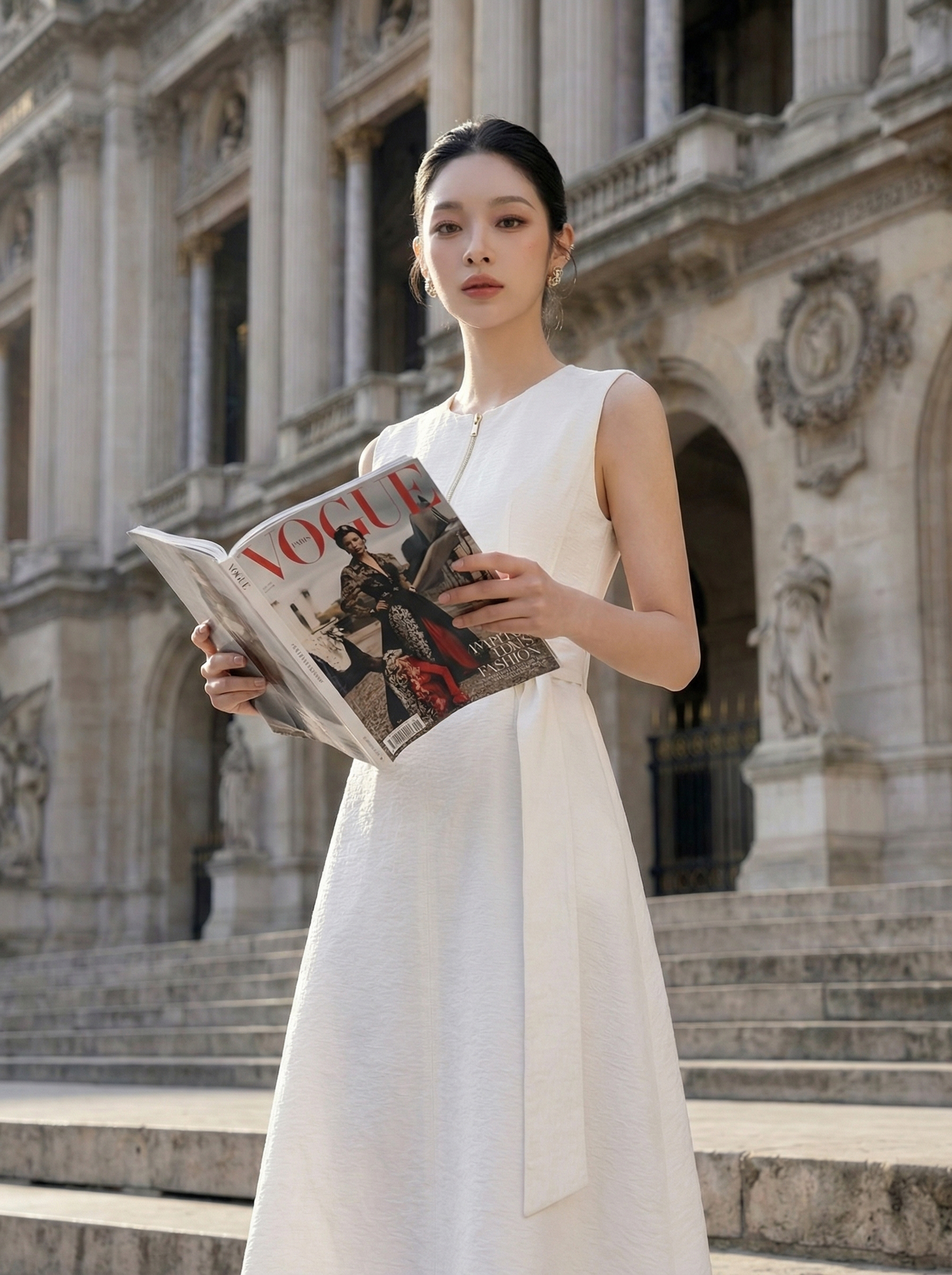 Đầm gile xòe TRALI 26201