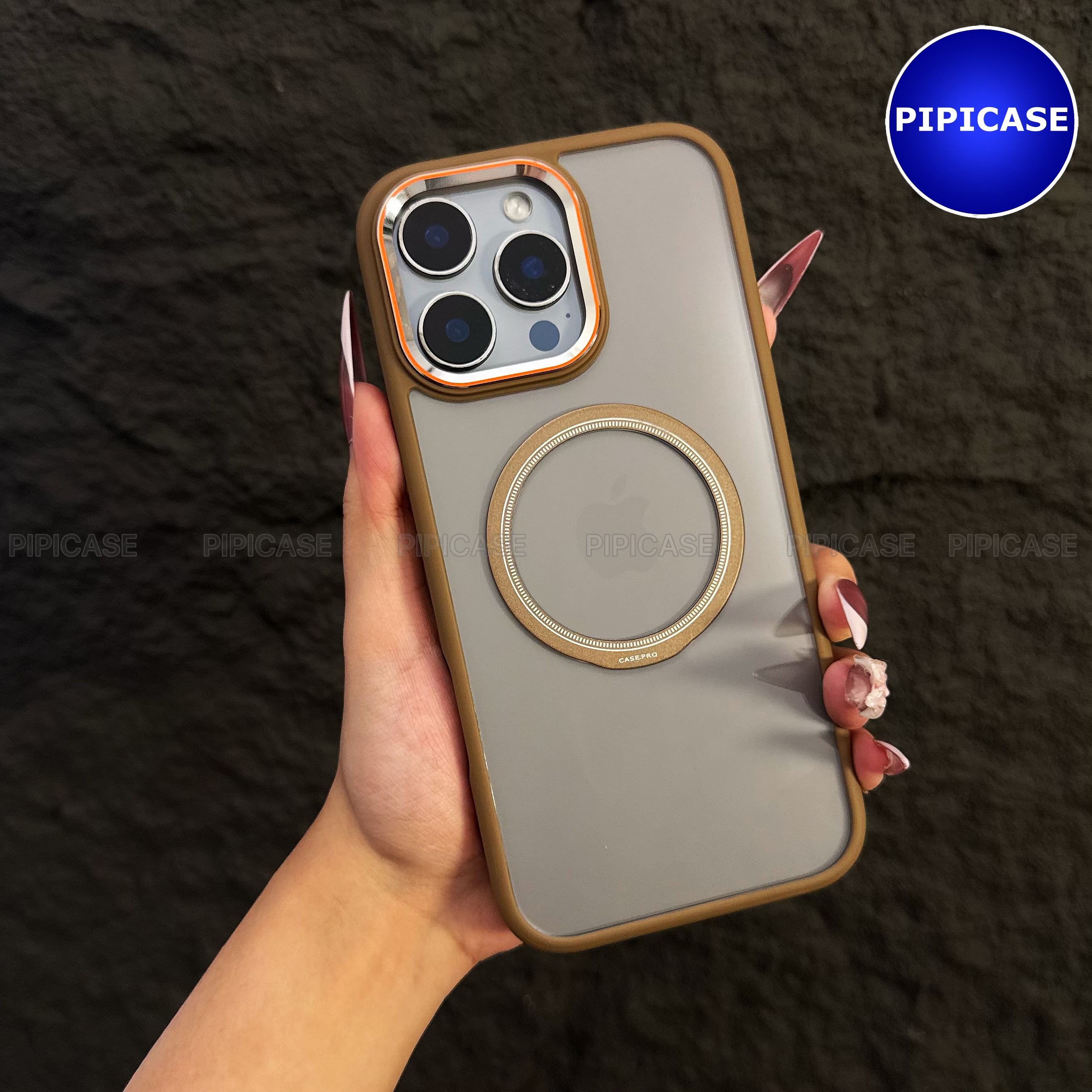 Ốp Lưng iPhone 16 Pro Max - Wigu - Nâu_thumbnail_2