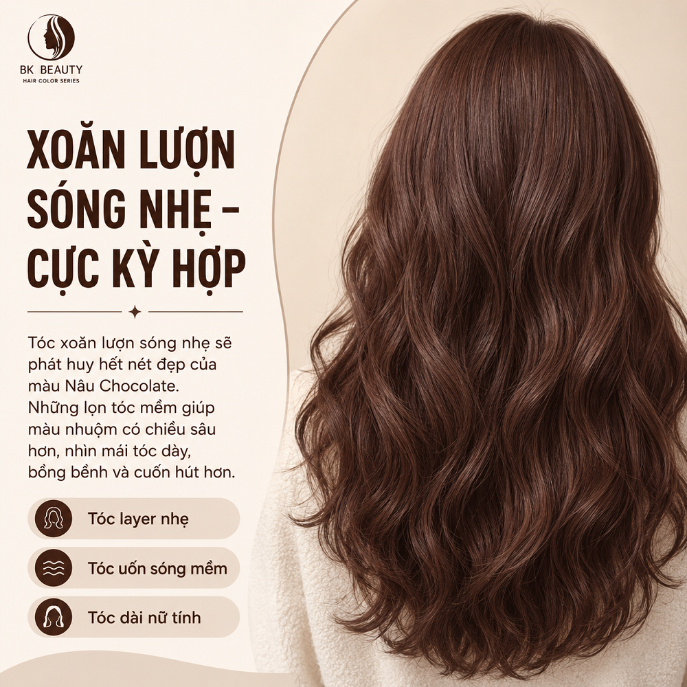Thuốc Nhuộm Tóc Nâu Chocolate Lên Từ Base Đen, Không Cần Tẩy, Kèm Oxi Và HDSD Tiếng Việt_thumbnail_4