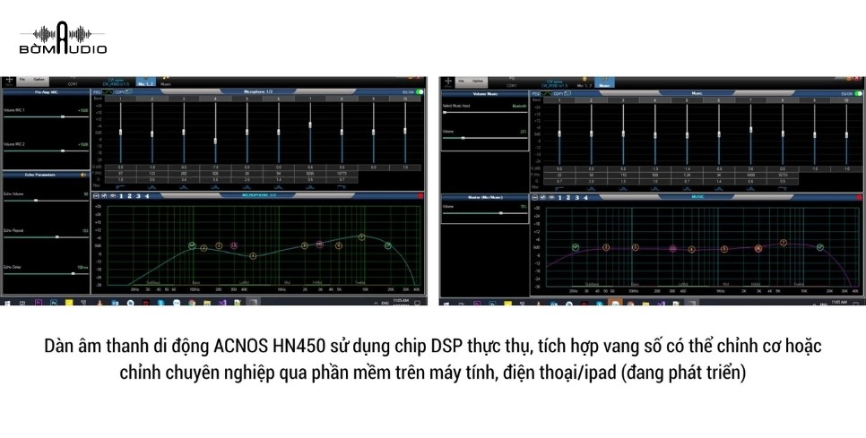 Tích hợp vang số sử dụng Chip DSP