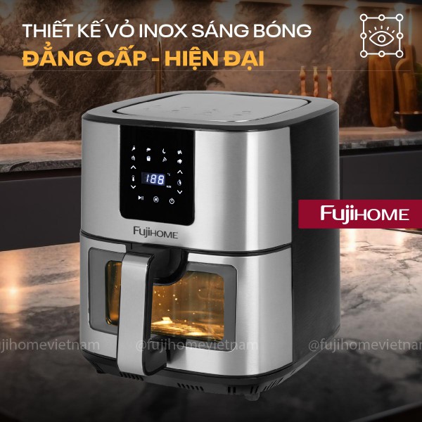 Nồi chiên không dầu Fujihome A10DG 10Lít -  Dung tích 10L_thumbnail_2
