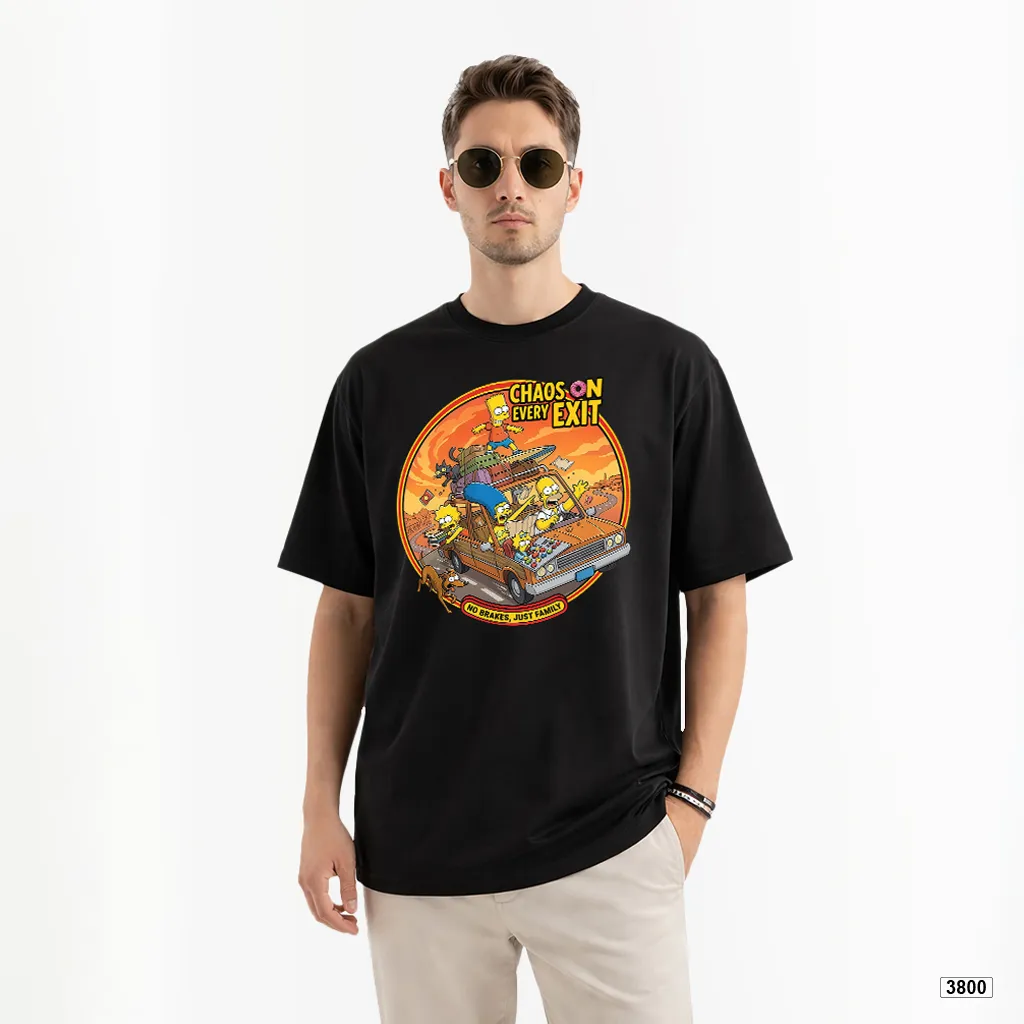 Áo thun nam oversize graphic family trip vibe tuổi thơ vui nhộn TeePrint 3800_thumbnail_3