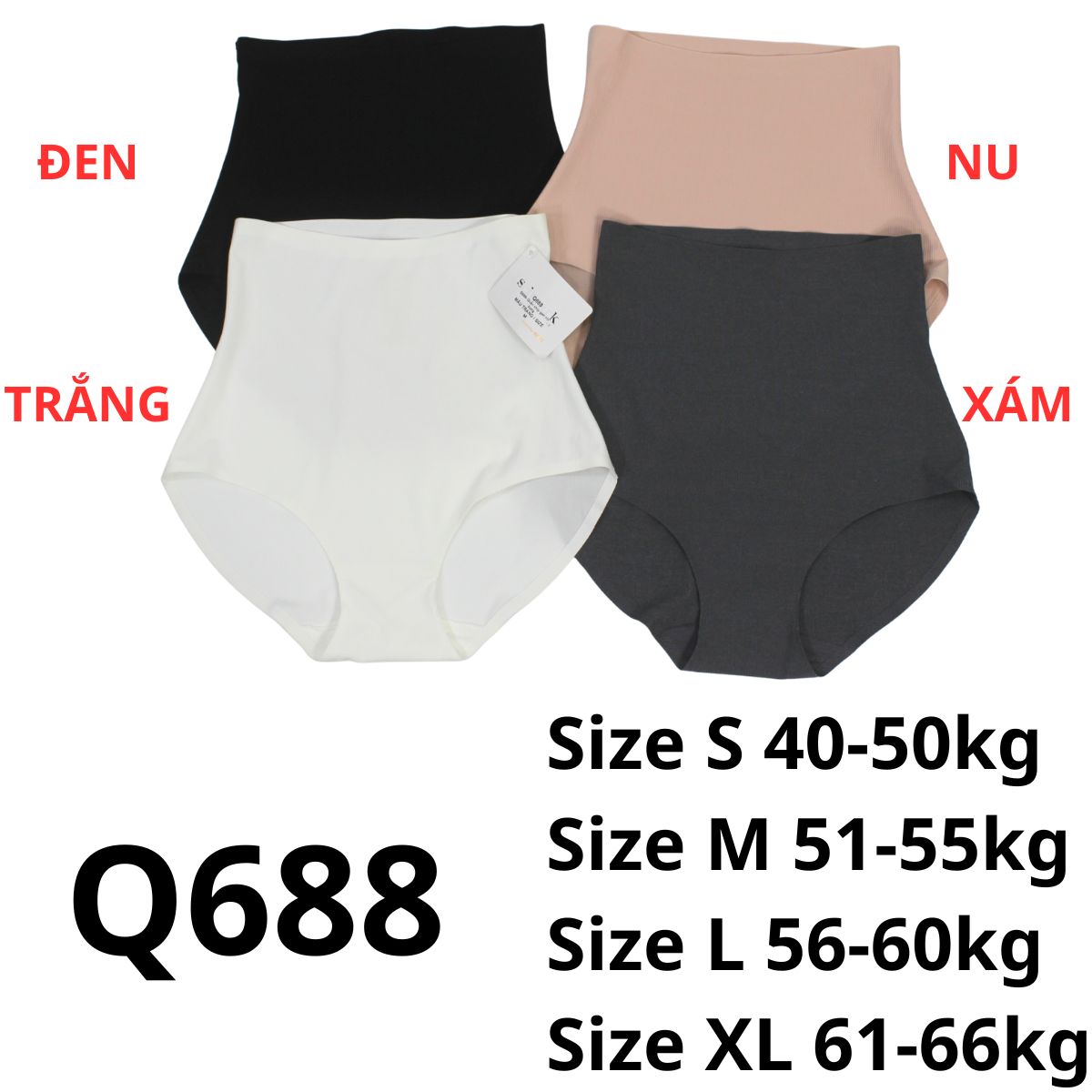 Q688- Quần chip gen nịt bụng