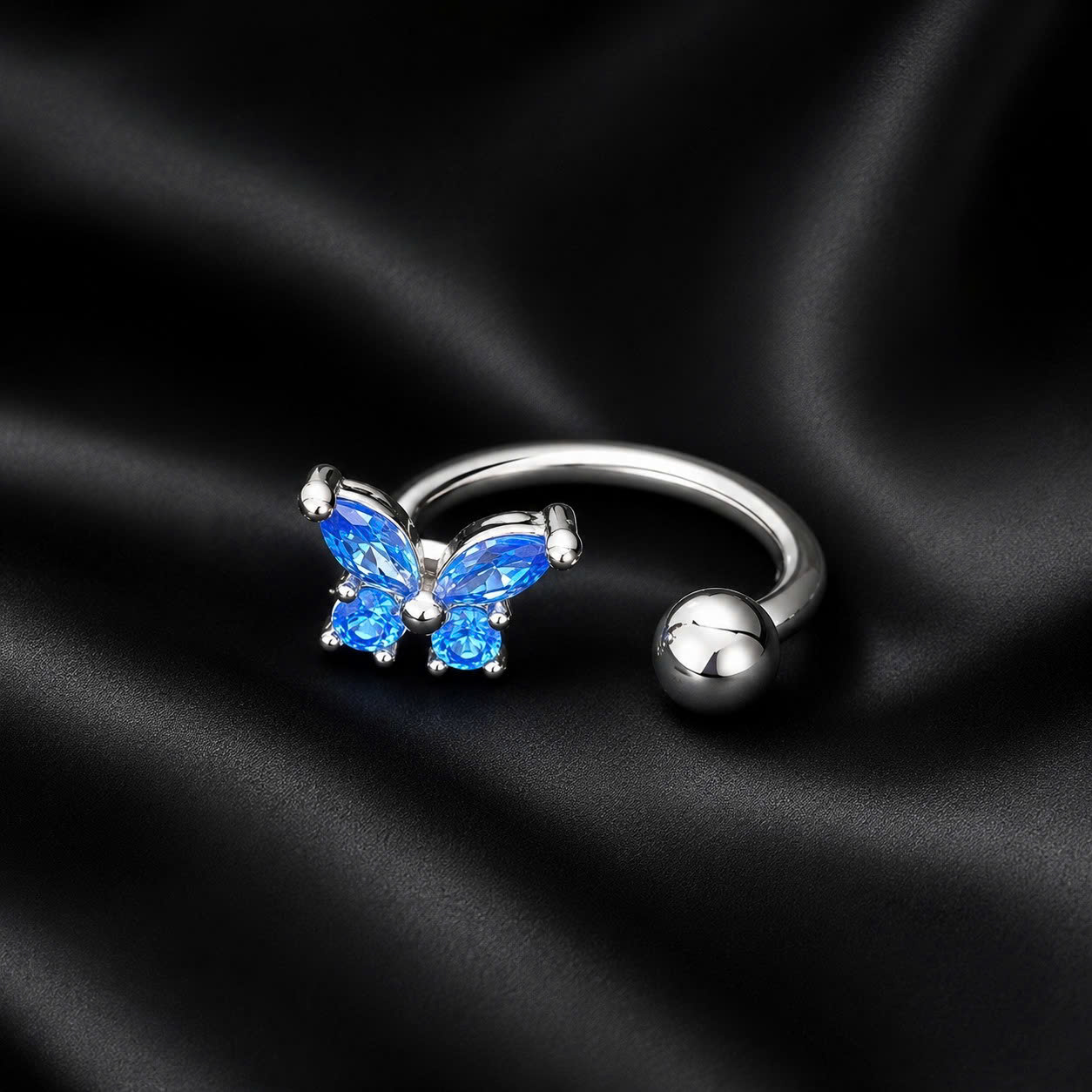 septum thân titan bướm xanh 8mm