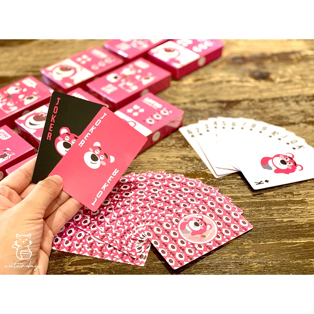 Bộ Bài Tây GẤU DÂU siêu đáng iu - hàng hot trend độc quyền LOTSO BEAR - STRAWBERRY BEAR POKER_thumbnail_4