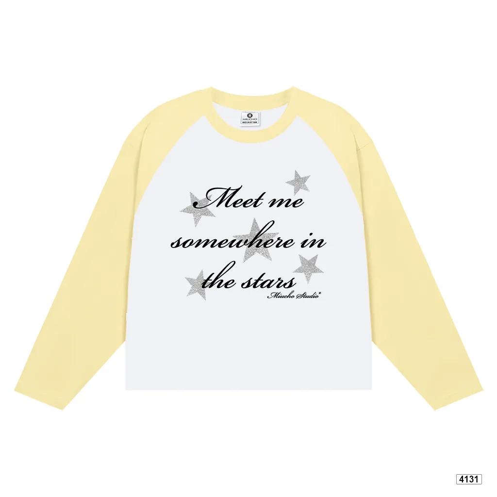 Áo thun tay dài form boxy phối raglan basic Miucho 4131_thumbnail_10