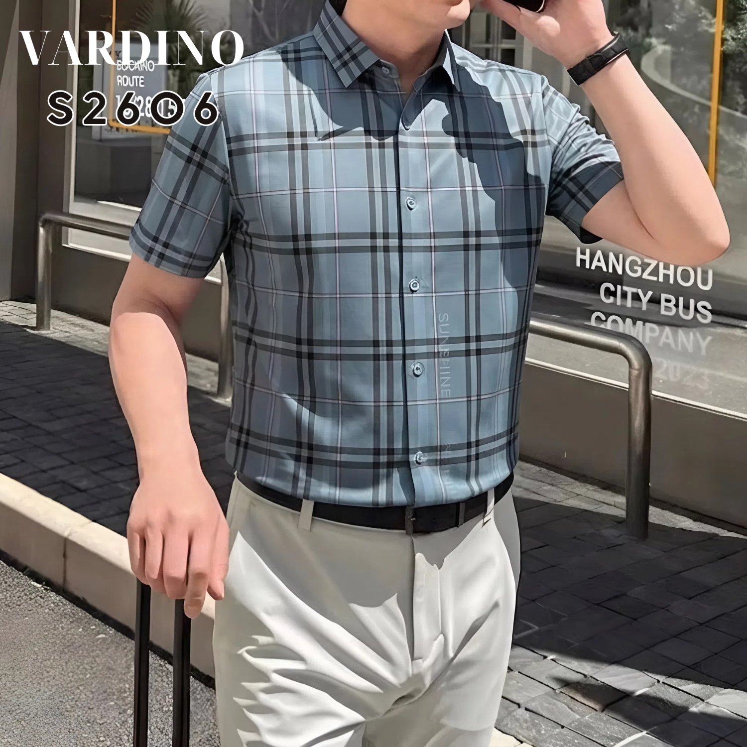 Sơ mi kẻ ngắn tay Vardino S2606_thumbnail_4