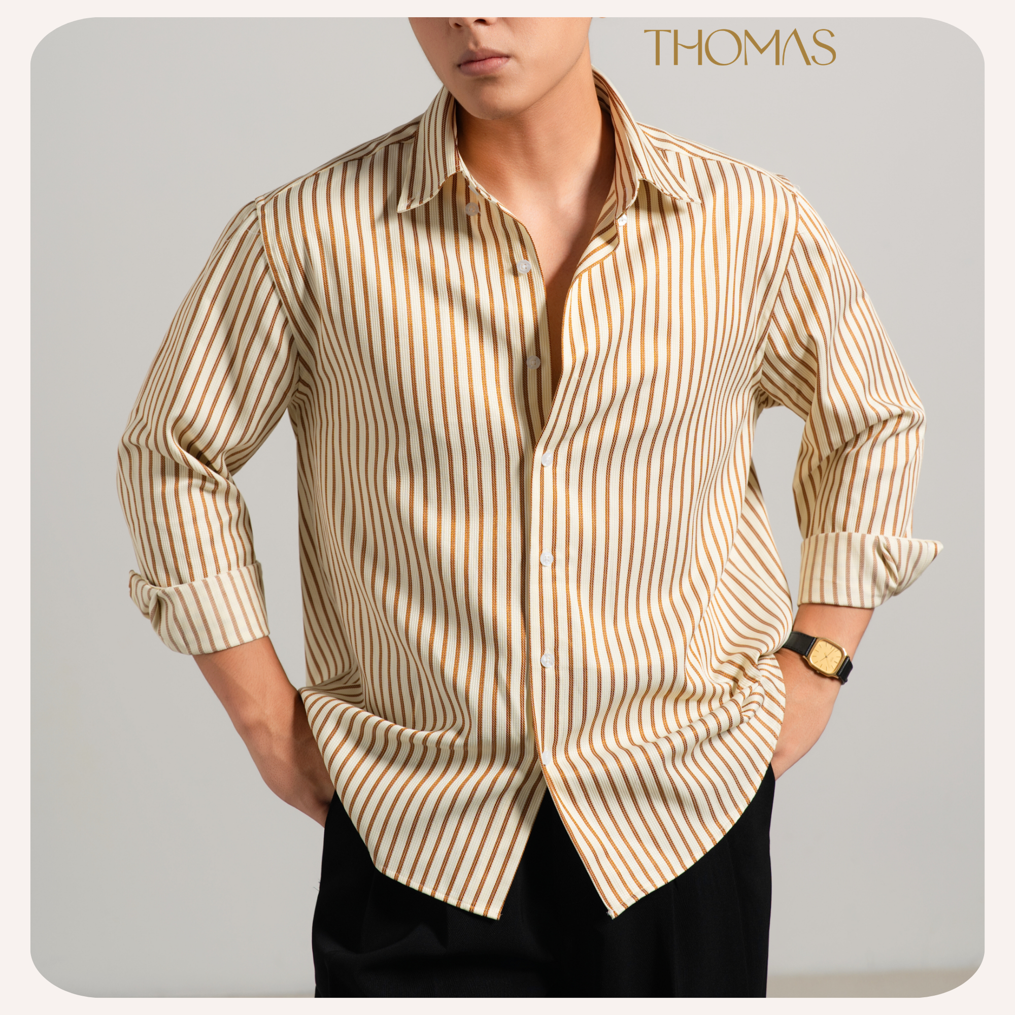 Thomas Henry Striped Shirt