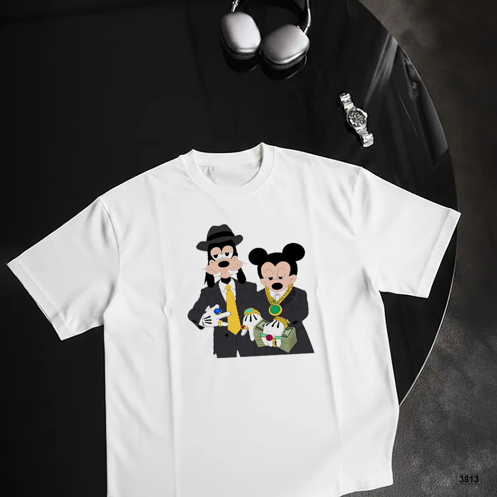 Áo thun form ôm dáng ngắn ATD3813 TeePrint tay ngắn vải cotton thoáng mát cổ tròn in mix_thumbnail_5